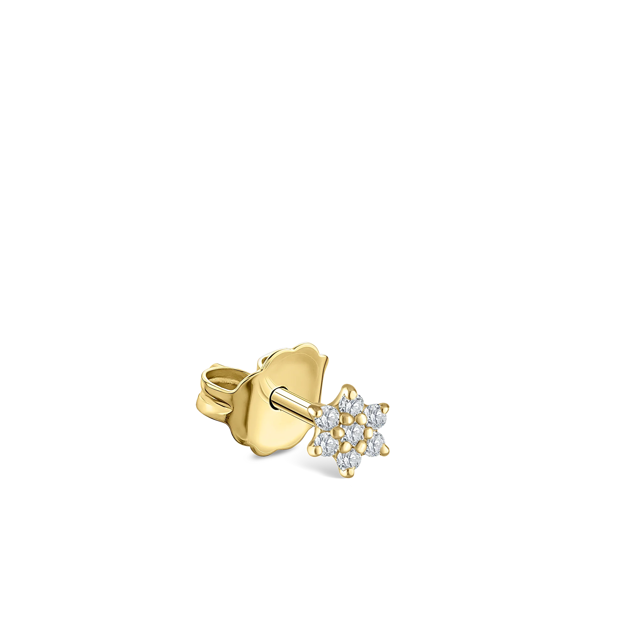 Diamond Flower Stud Earring - Image 40