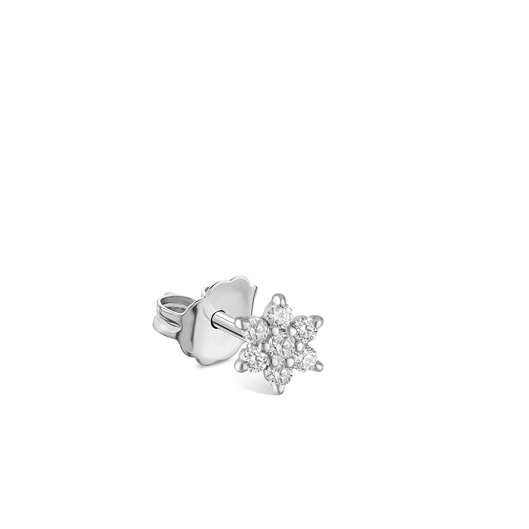 Diamond Flower Stud Earring - Image 42