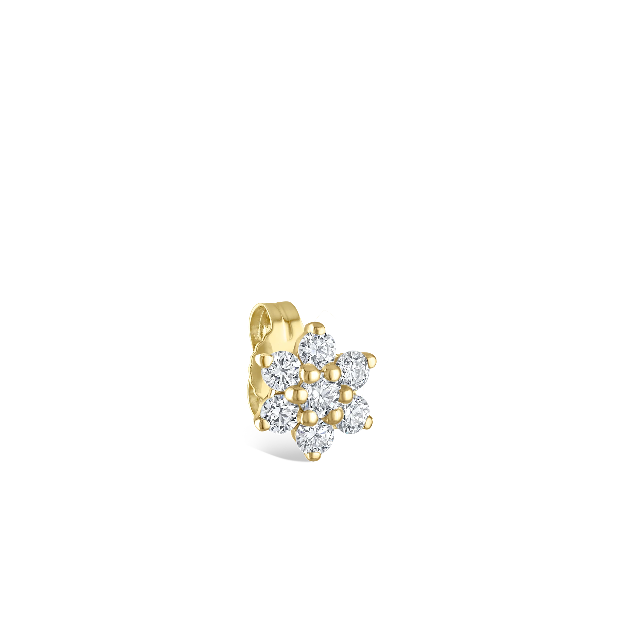 Diamond Flower Stud Earring - Image 46