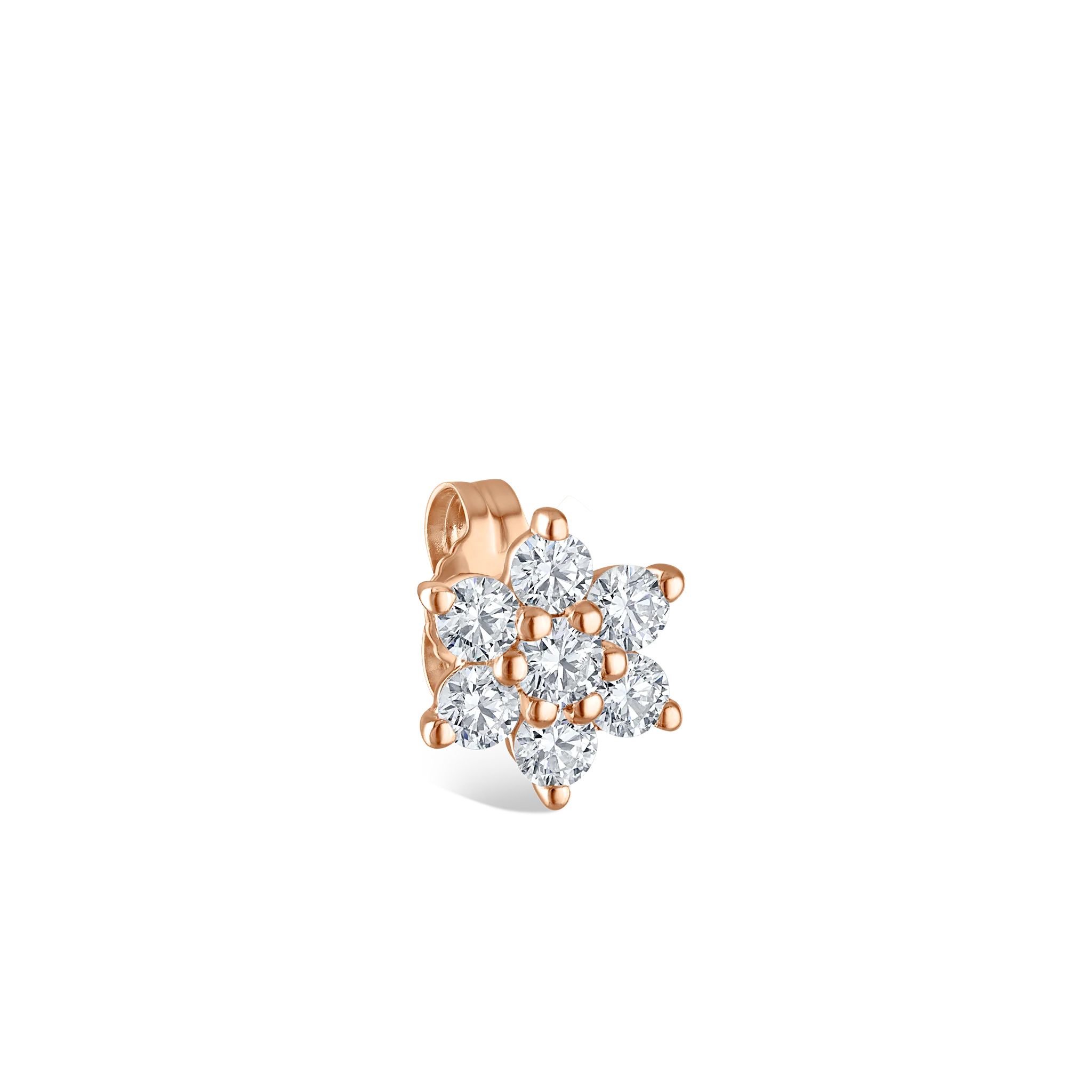 Diamond Flower Stud Earring - Image 47