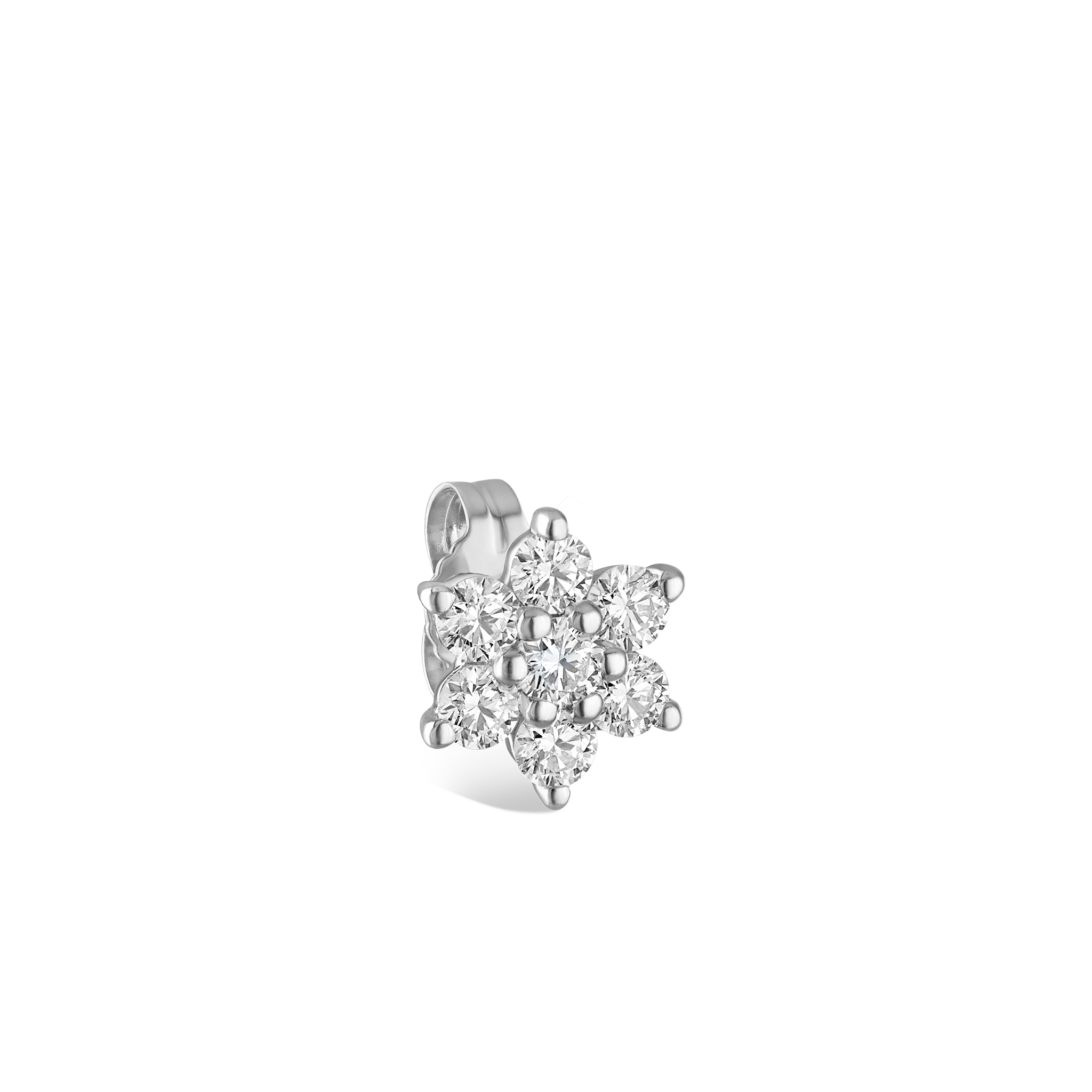 Diamond Flower Stud Earring - Image 48