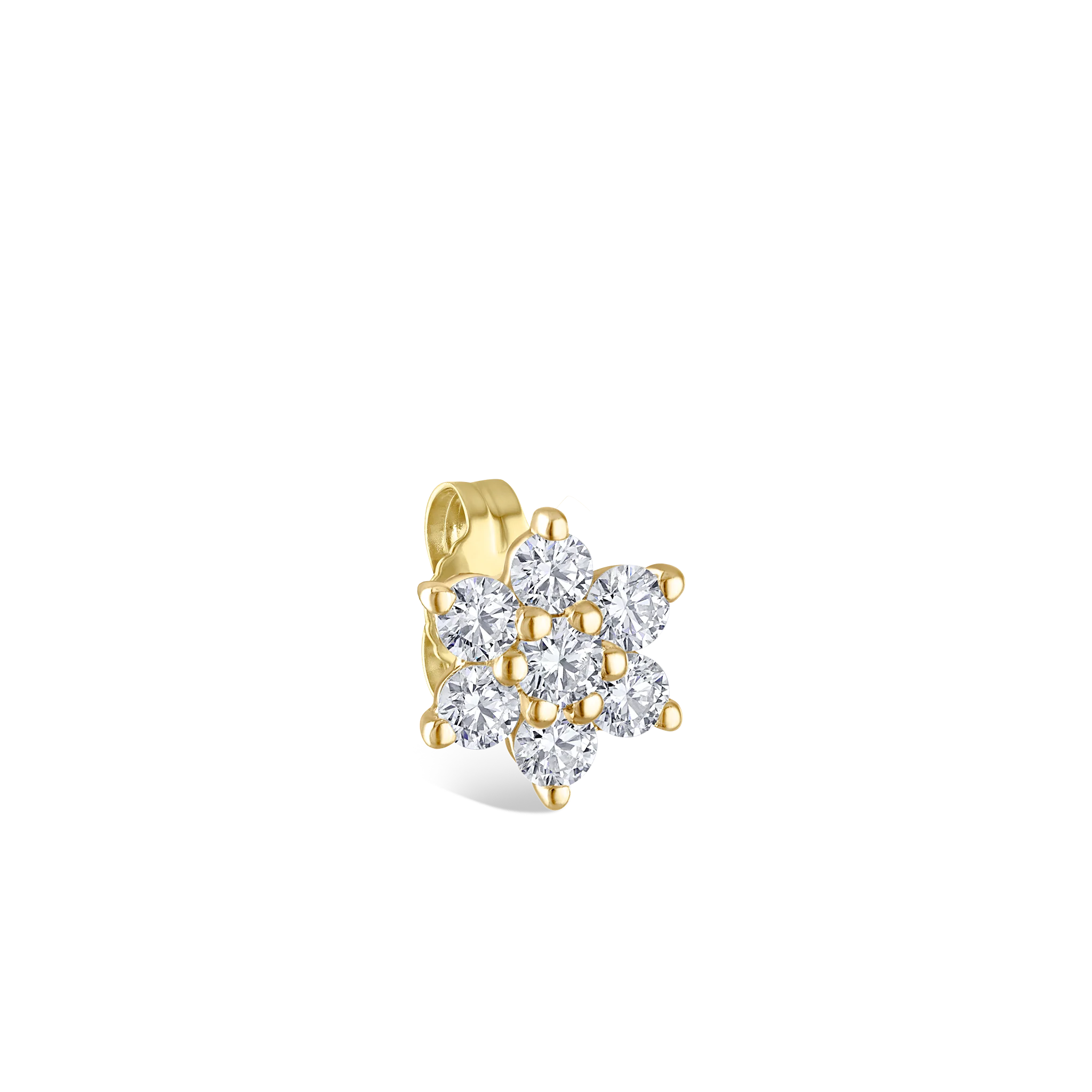 Diamond Flower Stud Earring - Image 49