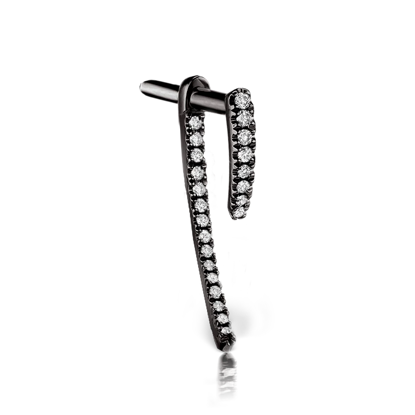 Diamond Talon Stud Earring - Image 15