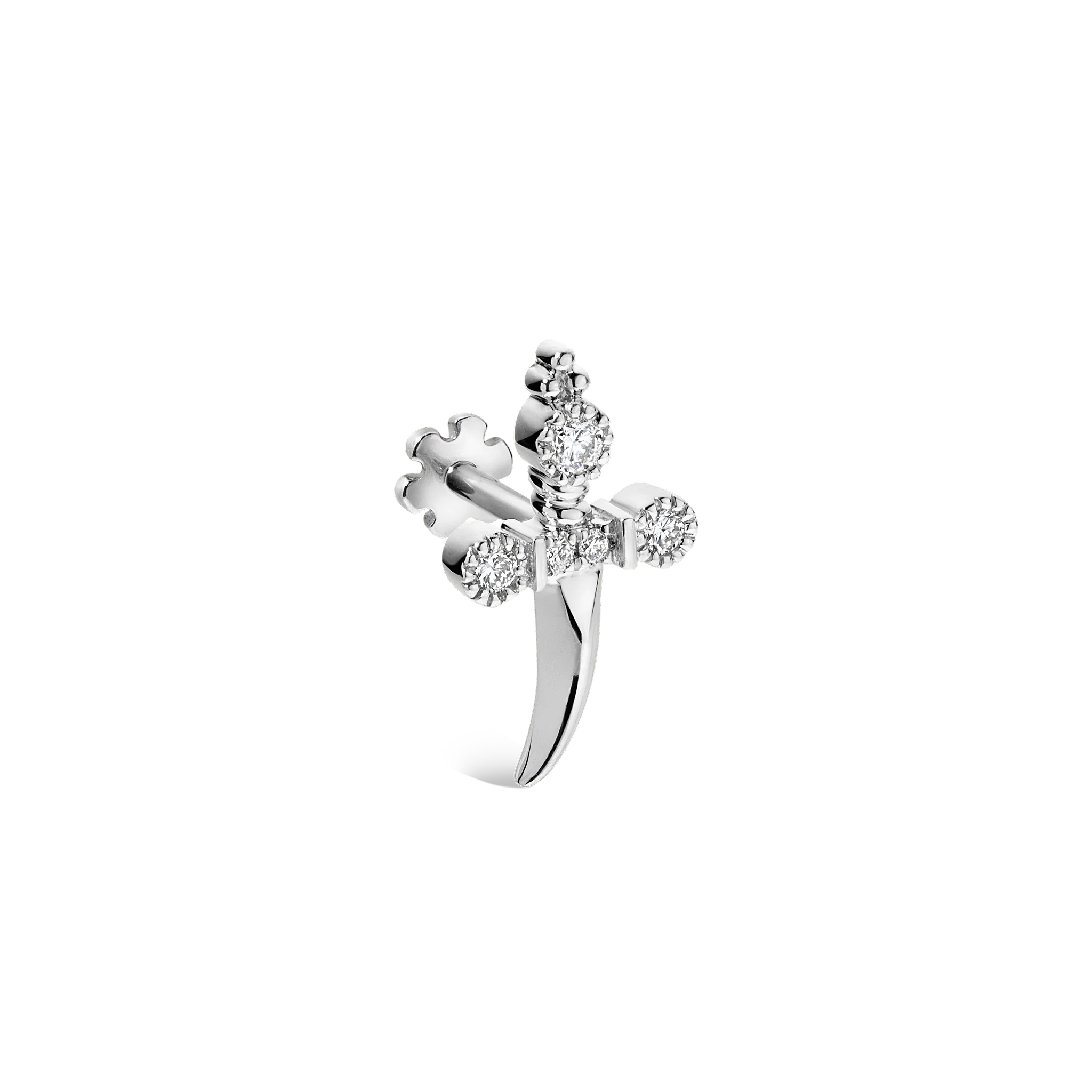 Diamond Trinity Hilt Dagger Threaded Stud - Image 10
