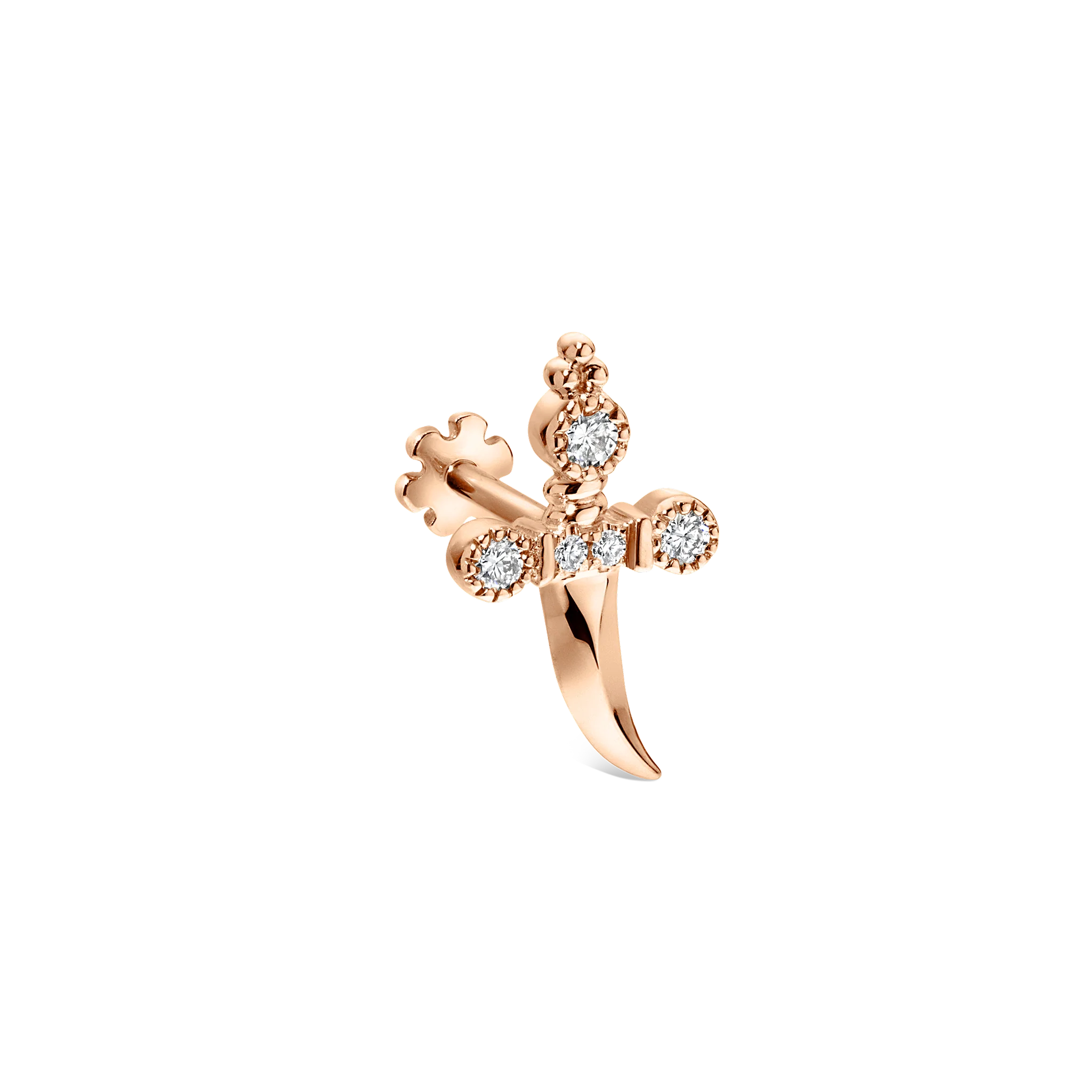 Diamond Trinity Hilt Dagger Threaded Stud - Image 13