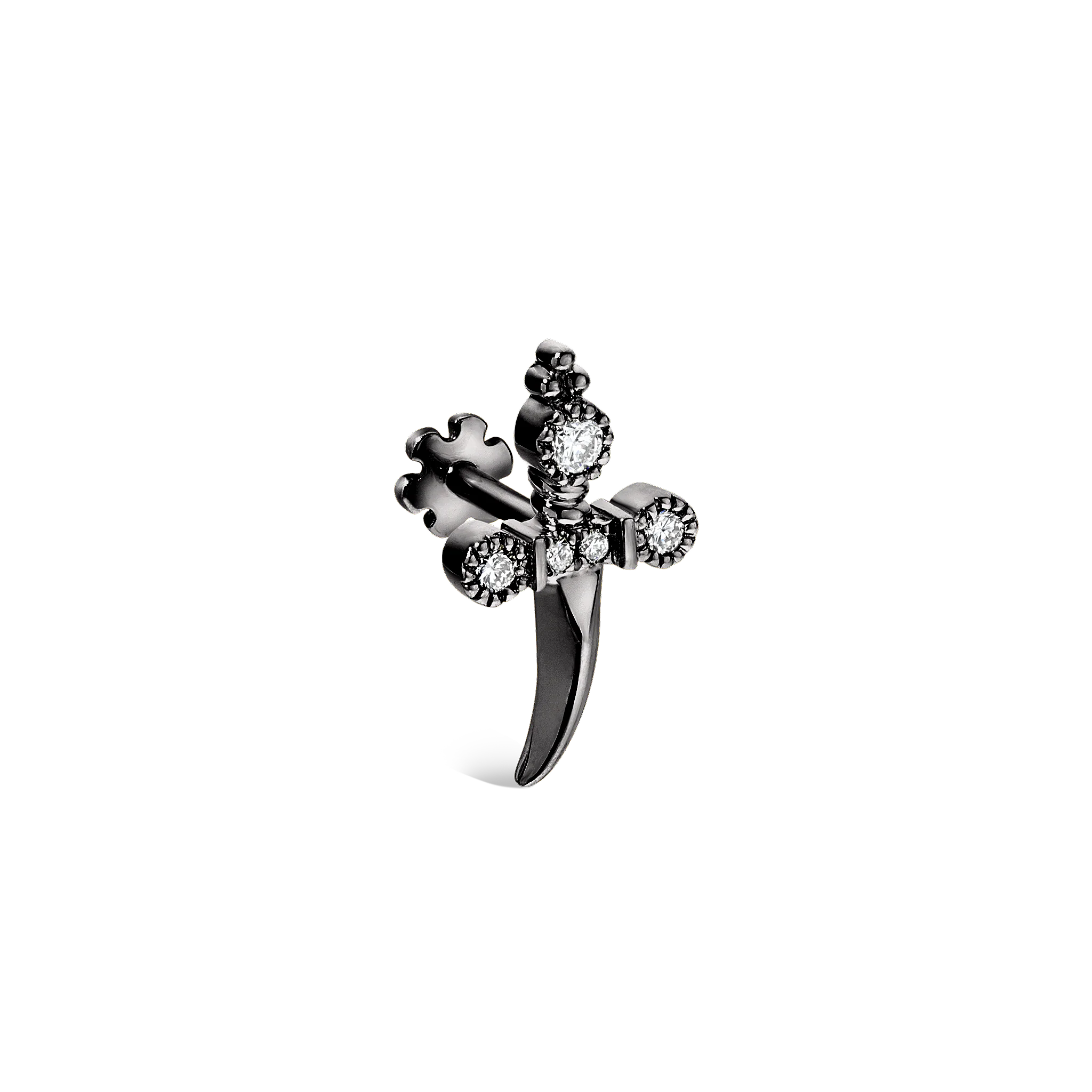 Diamond Trinity Hilt Dagger Threaded Stud - Image 14