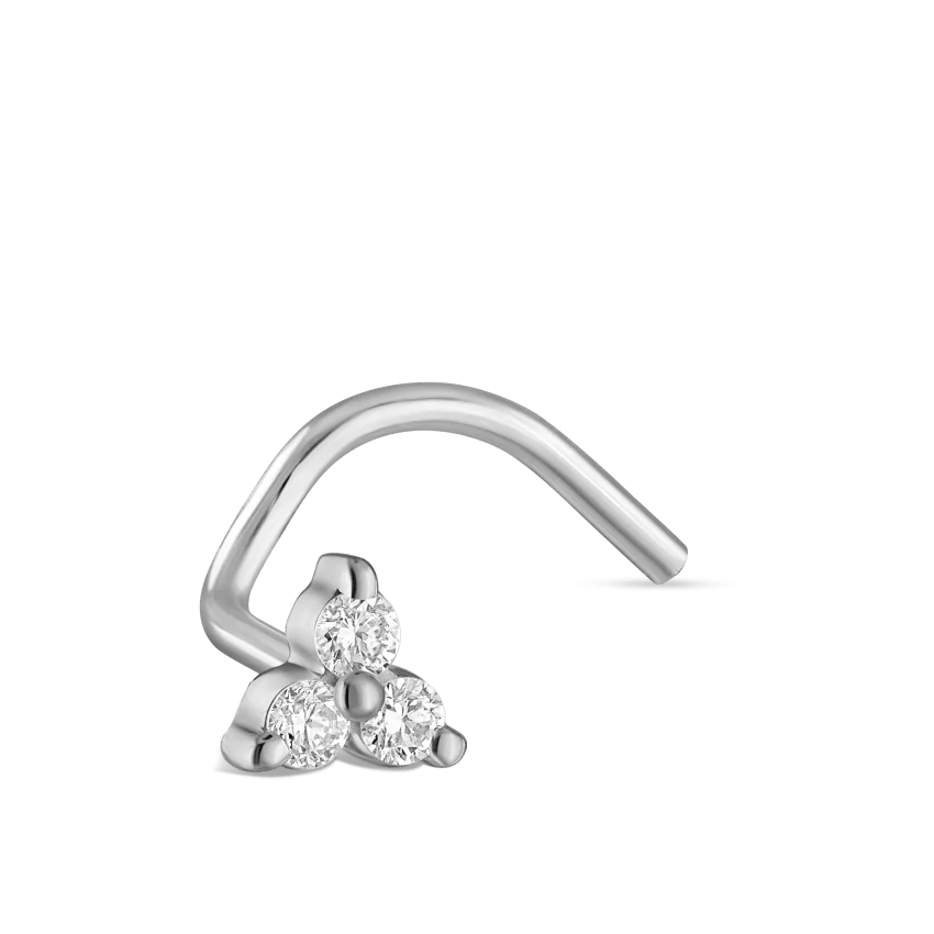 Diamond Trinity Nostril Screw - Image 2