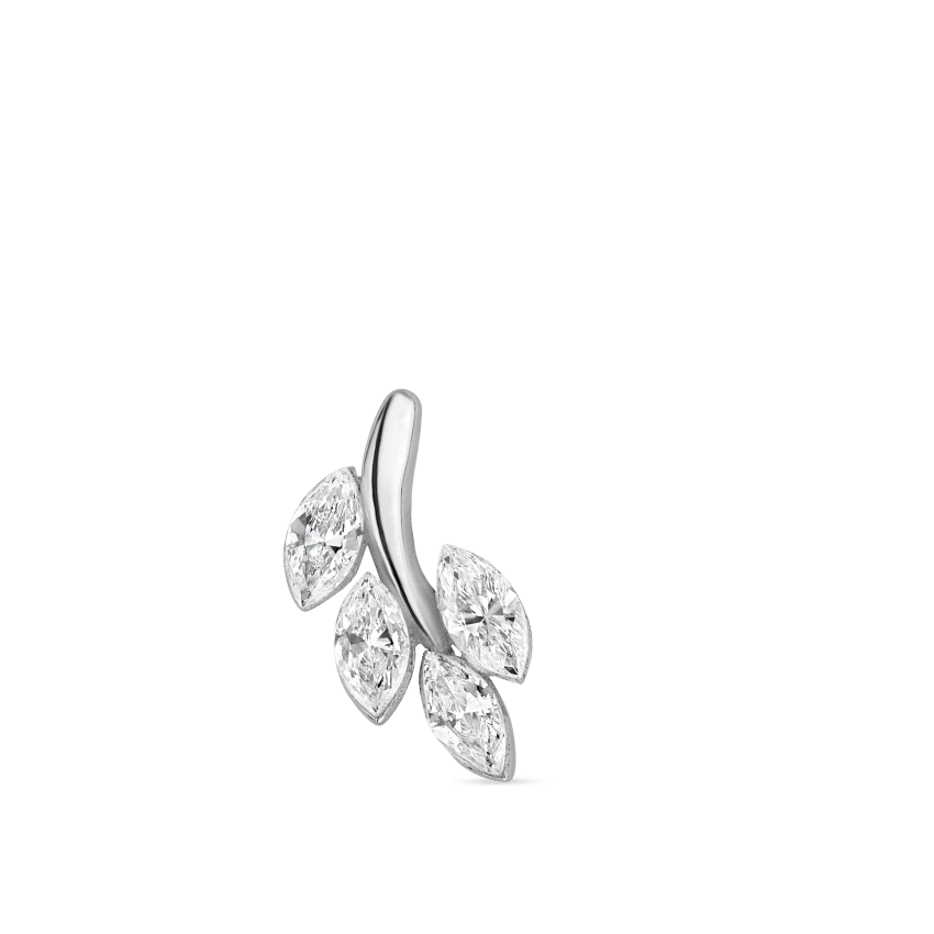Diamond Vine Stud Earring - Image 10