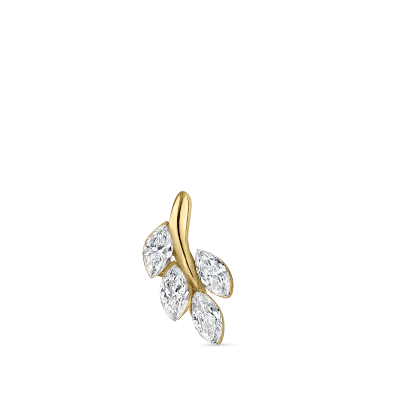 Diamond Vine Stud Earring - Image 18