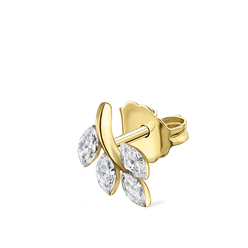 Diamond Vine Stud Earring - Image 19