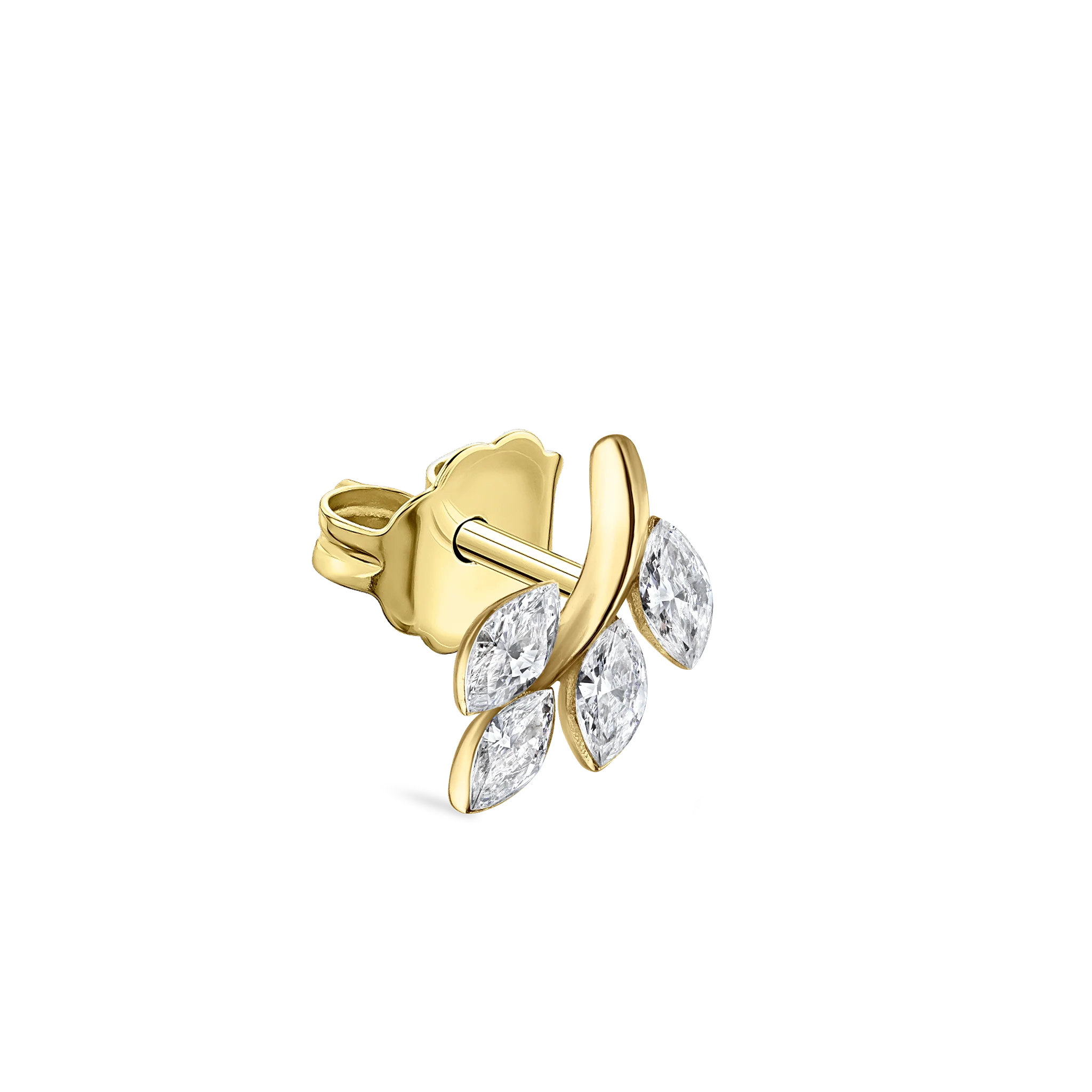 Diamond Vine Stud Earring - Image 24