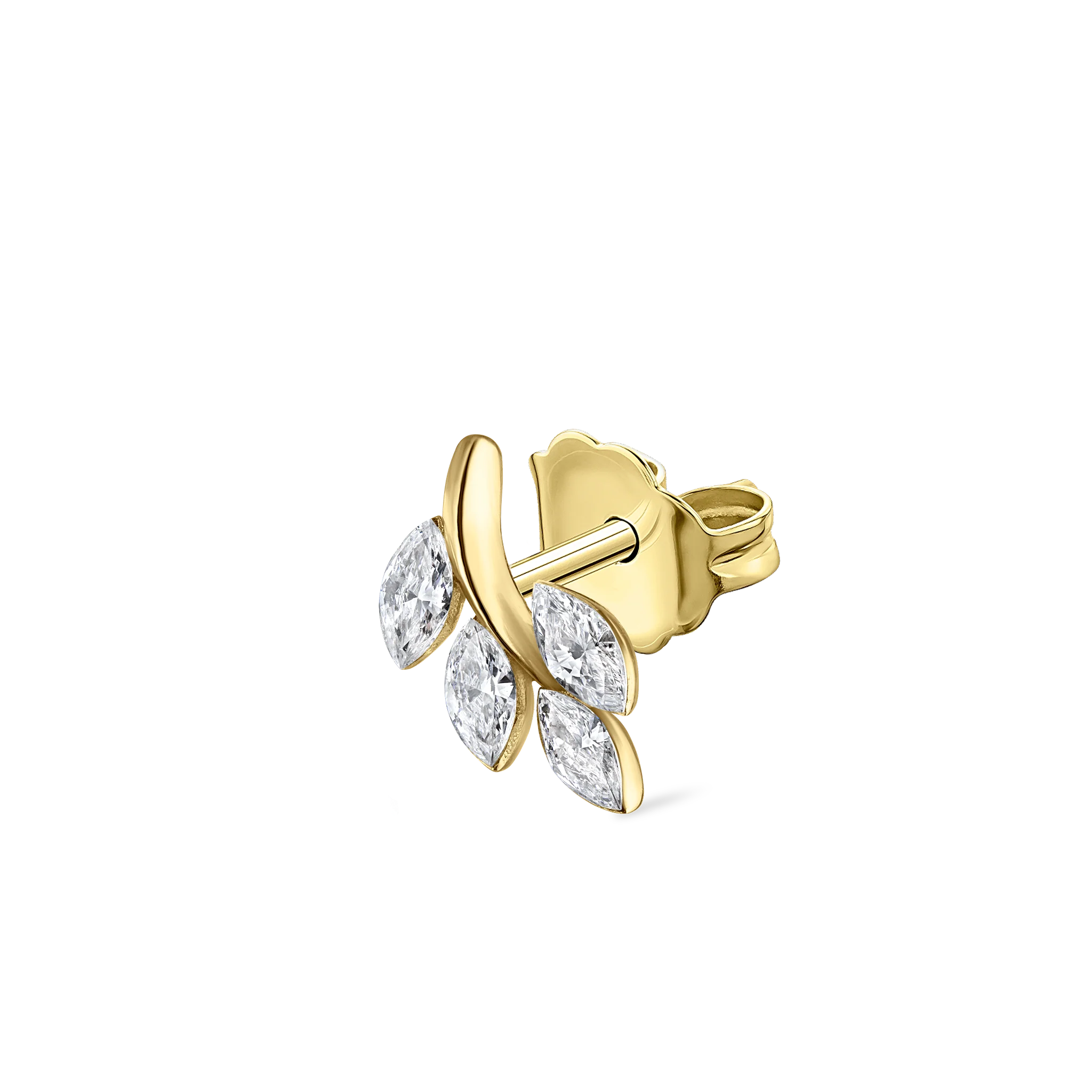 Diamond Vine Stud Earring - Image 25