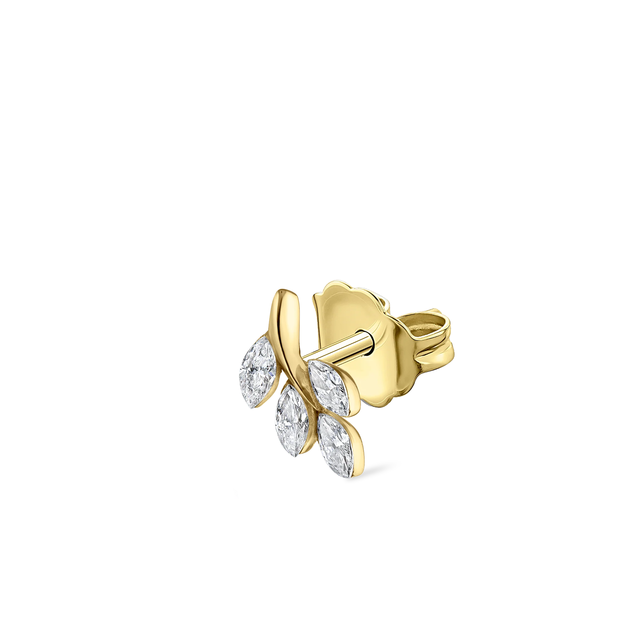 Diamond Vine Stud Earring - Image 28