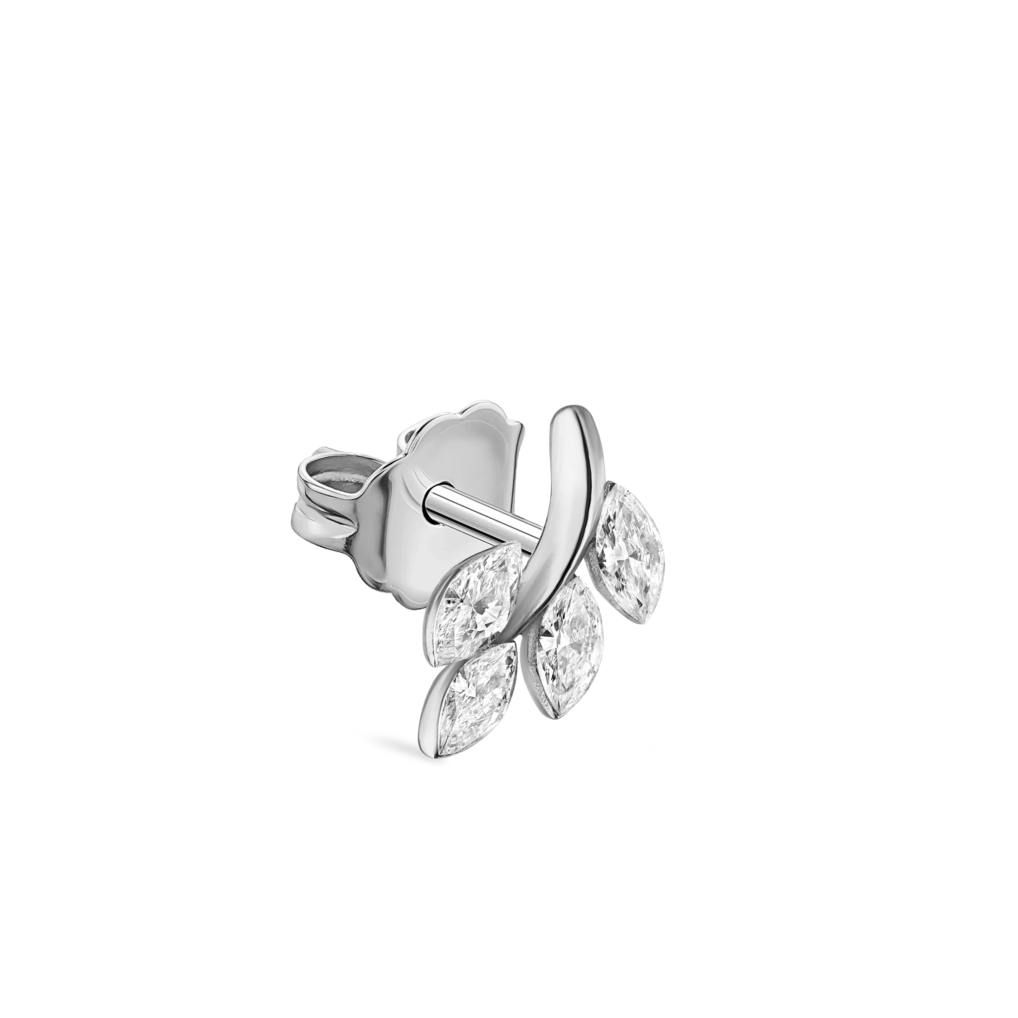 Diamond Vine Stud Earring - Image 30