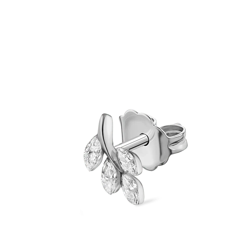 Diamond Vine Stud Earring - Image 7