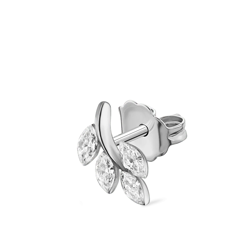 Diamond Vine Stud Earring - Image 9