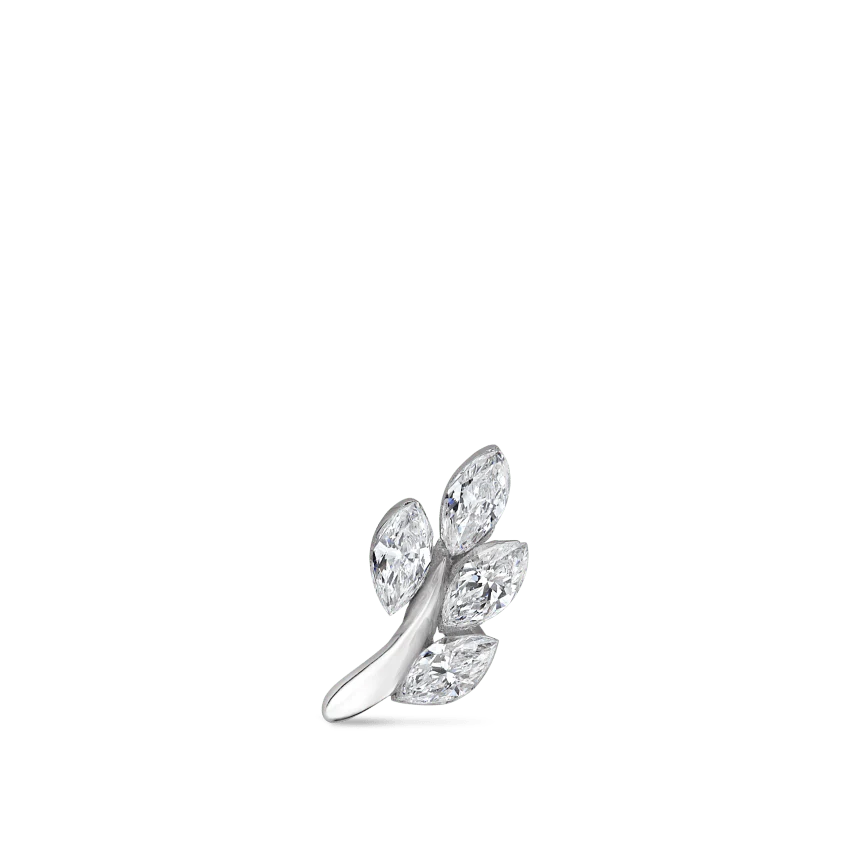 Diamond Vine Threaded Stud Earring - Image 27