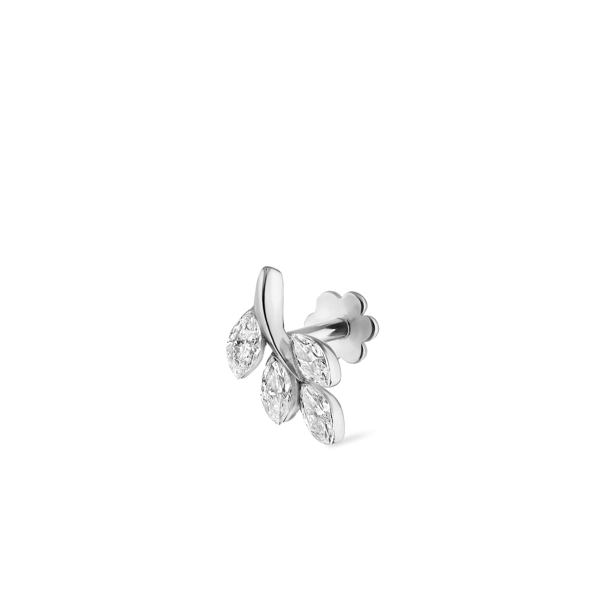 Diamond Vine Threaded Stud Earring - Image 61