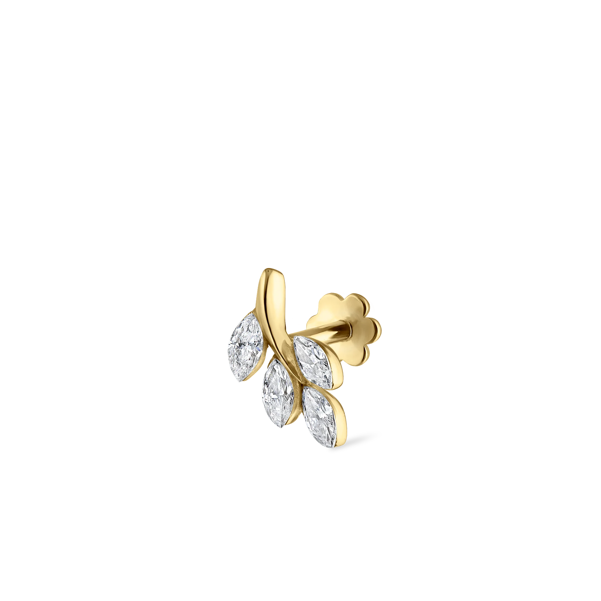 Diamond Vine Threaded Stud Earring - Image 63