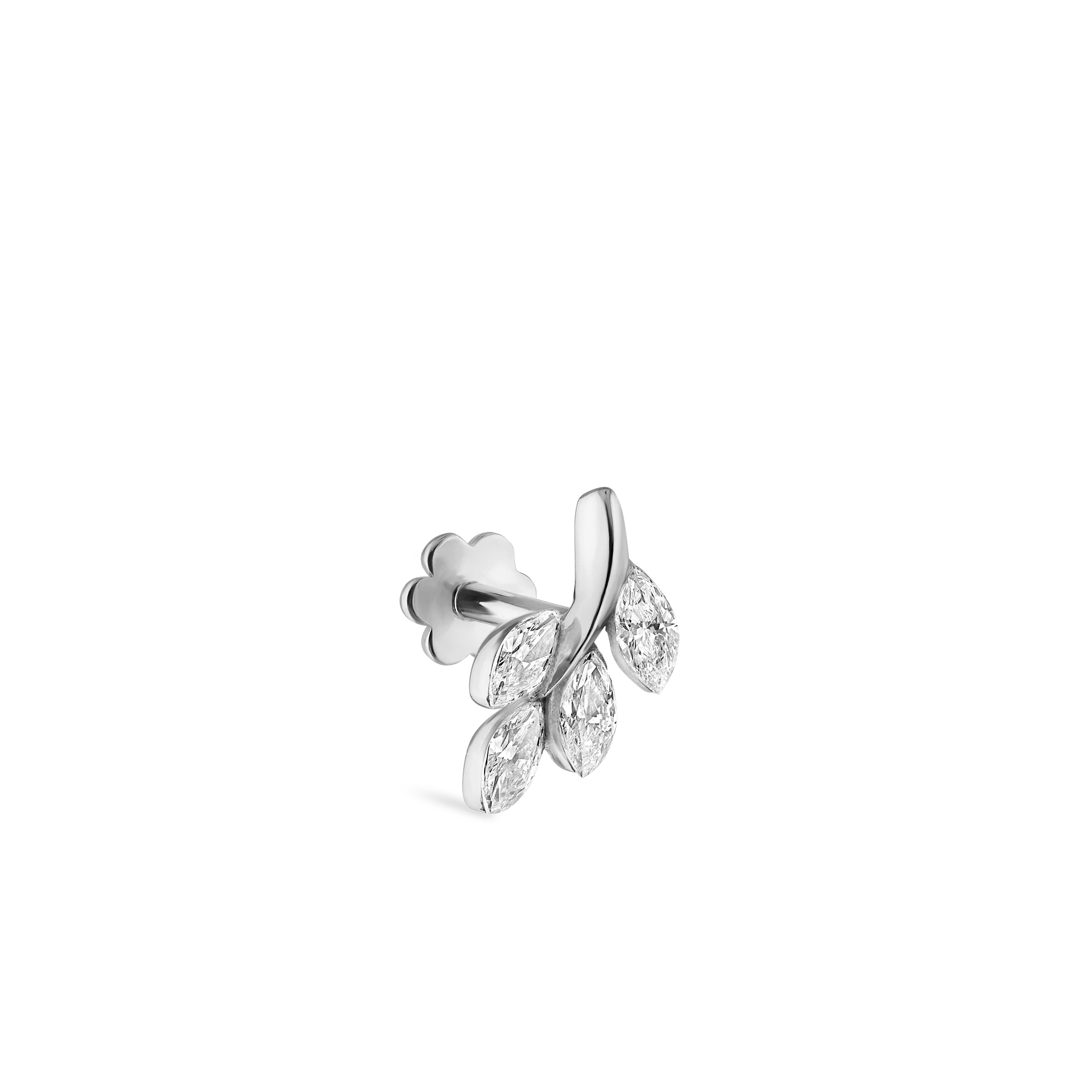 Diamond Vine Threaded Stud Earring - Image 66