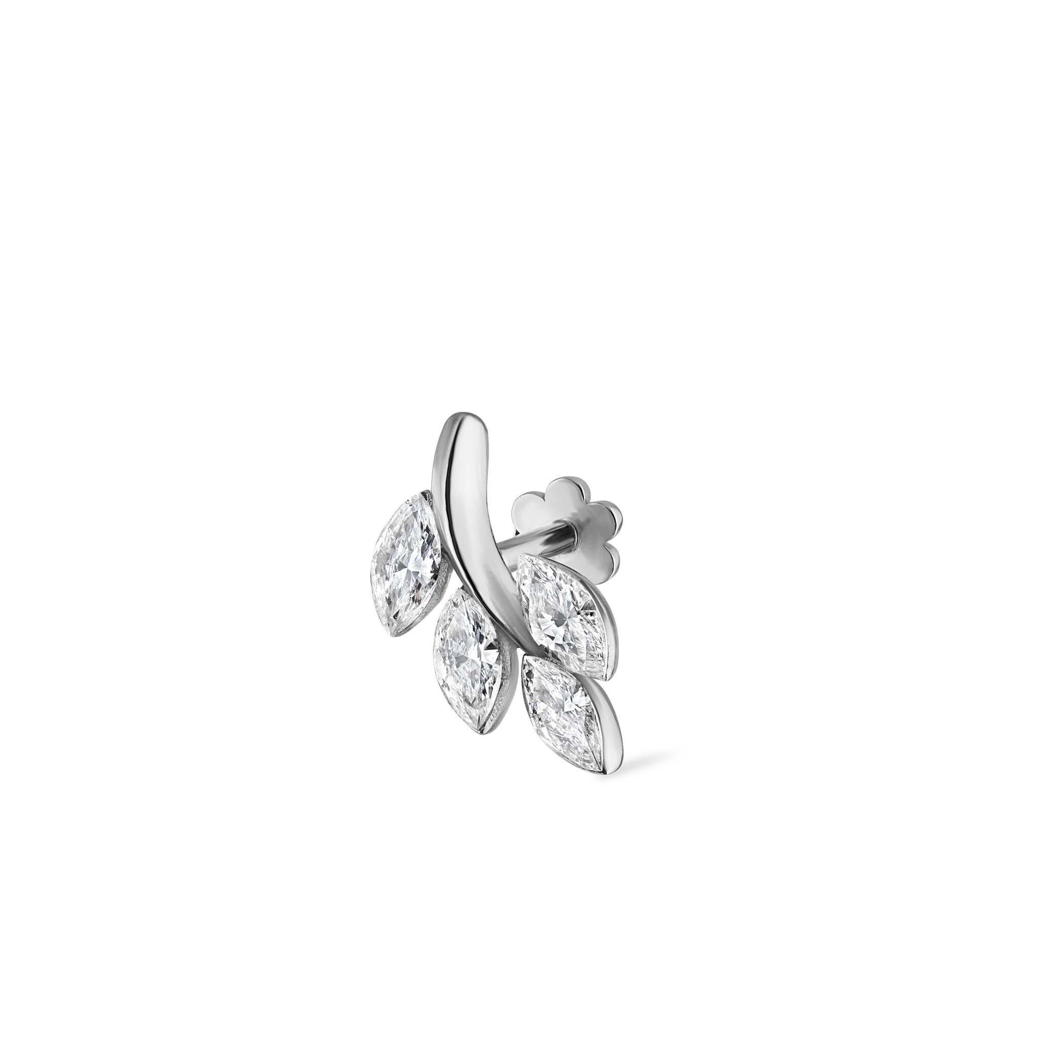 Diamond Vine Threaded Stud Earring - Image 70