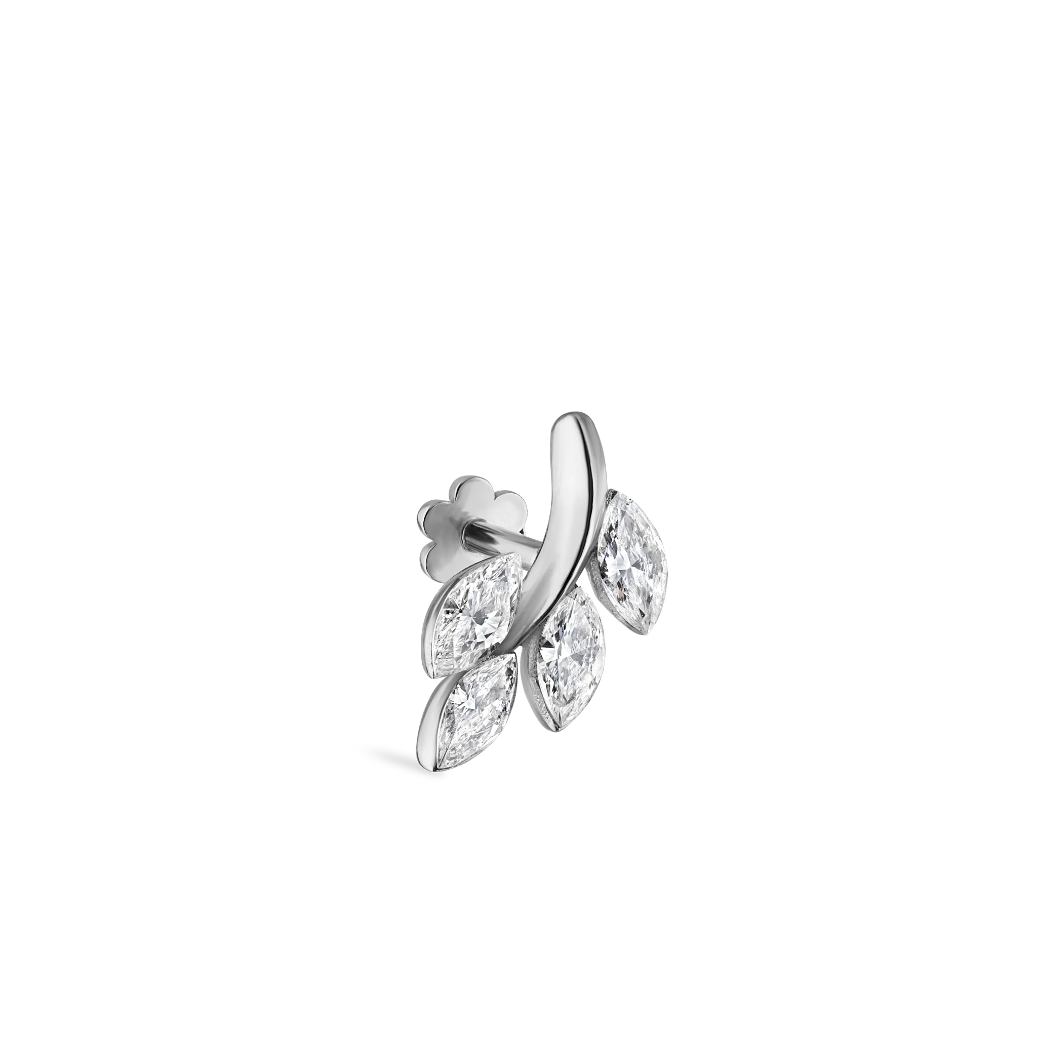 Diamond Vine Threaded Stud Earring - Image 71