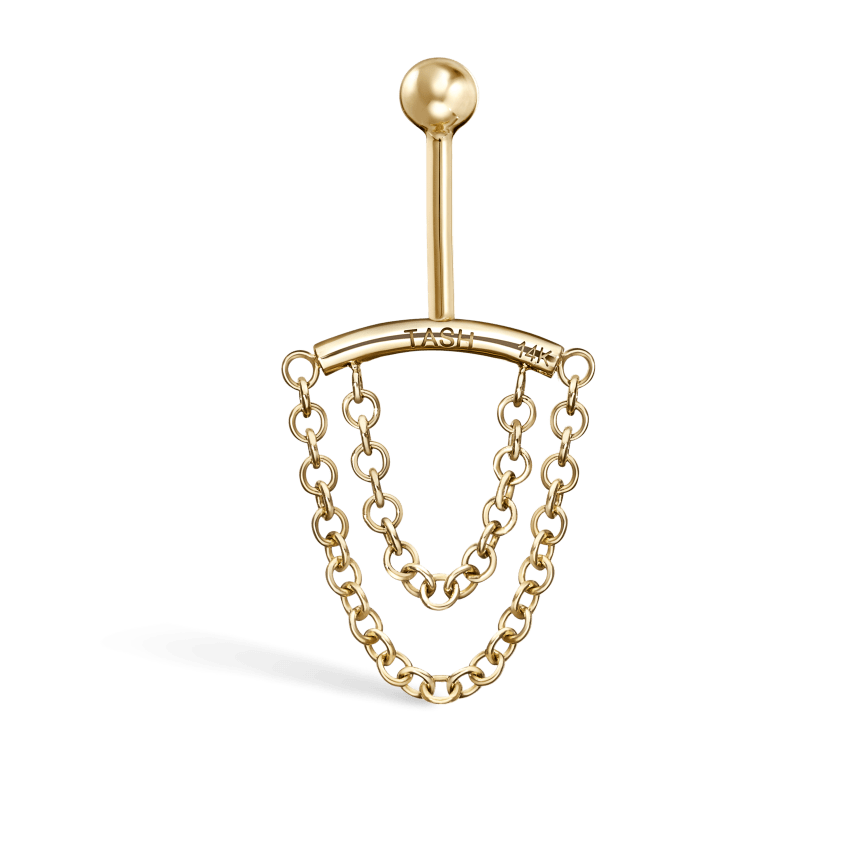 Double Chain Threaded Stud Drape With Titanium Backing - Image 17