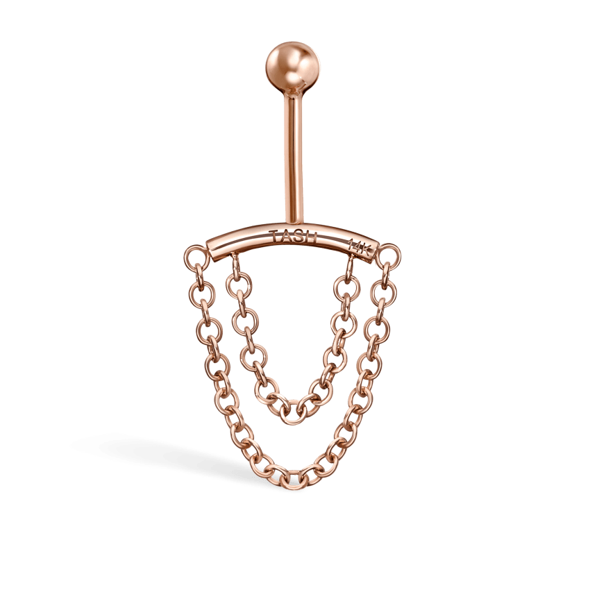 Double Chain Threaded Stud Drape With Titanium Backing - Image 25