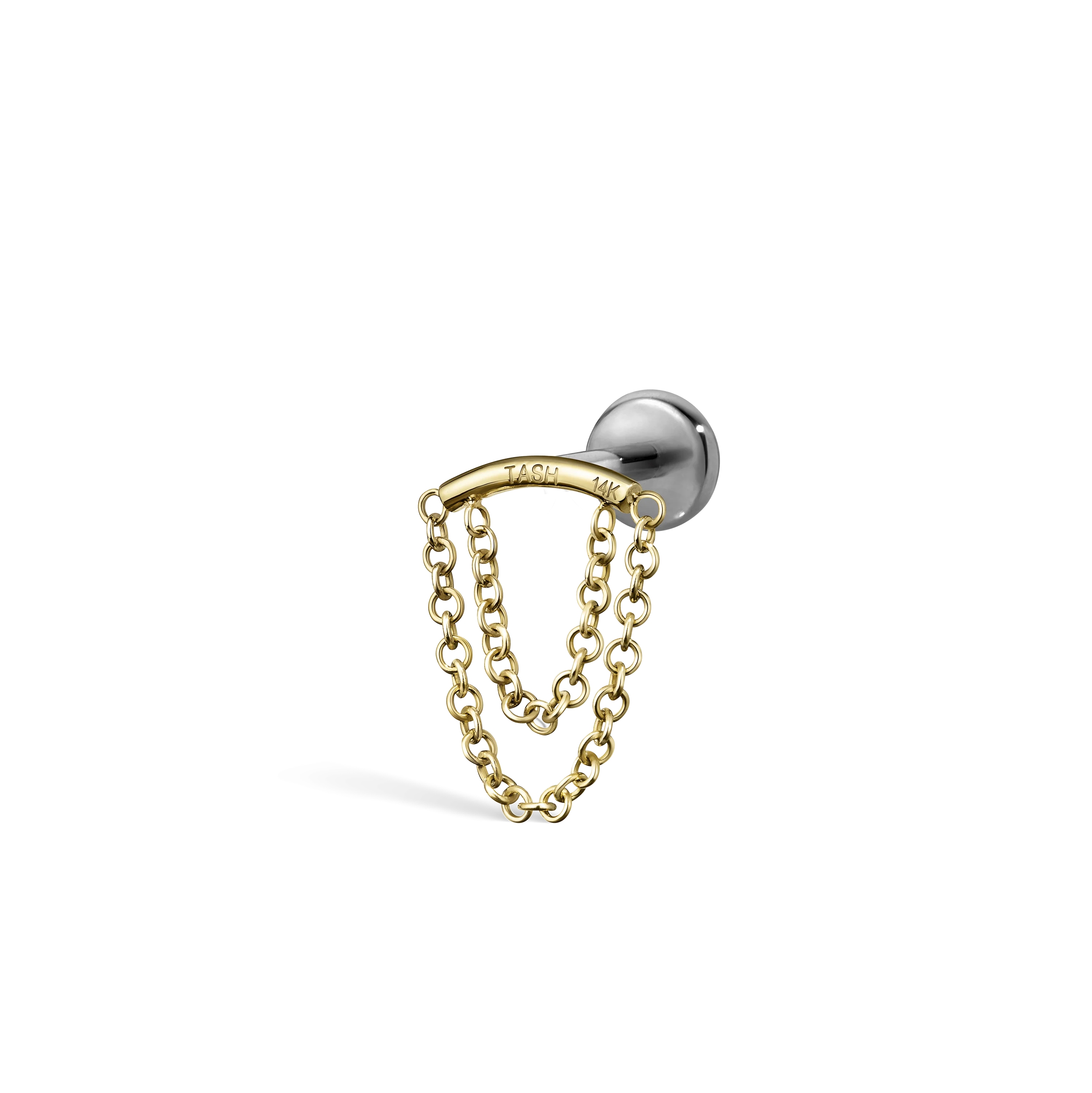 Double Chain Threaded Stud Drape With Titanium Backing - Image 32