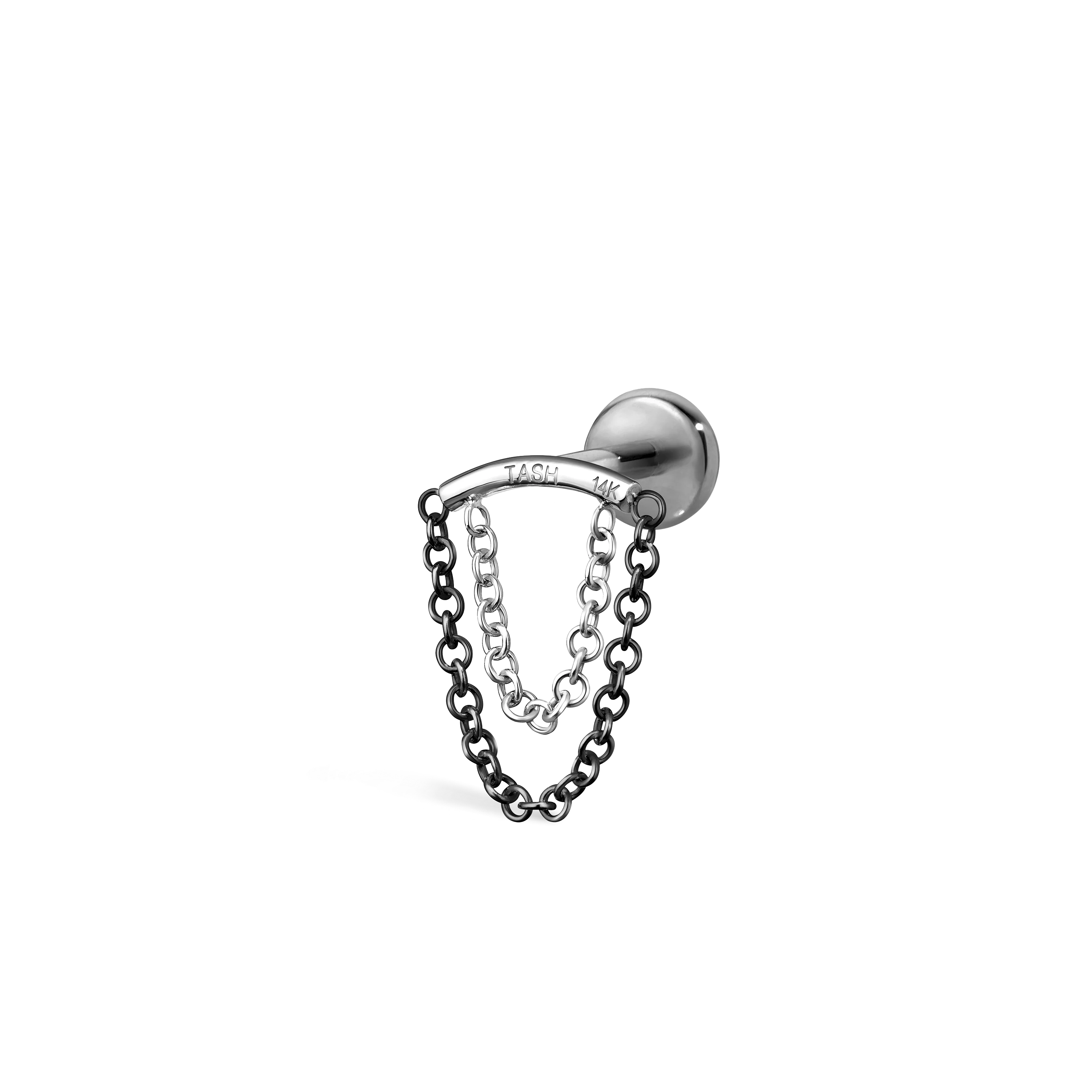 Double Chain Threaded Stud Drape With Titanium Backing - Image 35