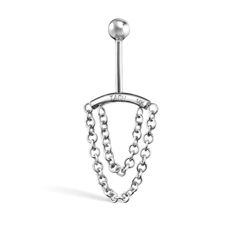 Double Chain Threaded Stud Drape With Titanium Backing - Image 8