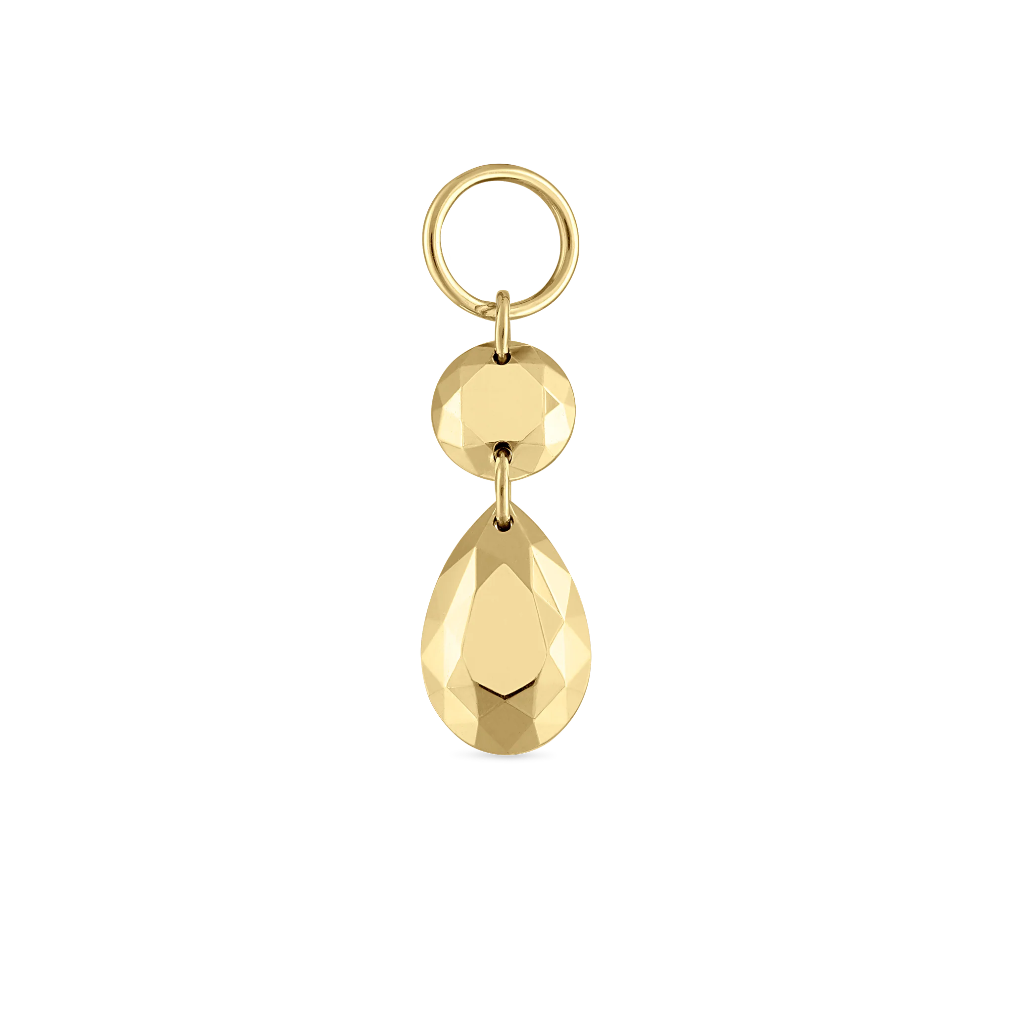 Double Faceted Gold Charm - Image 11