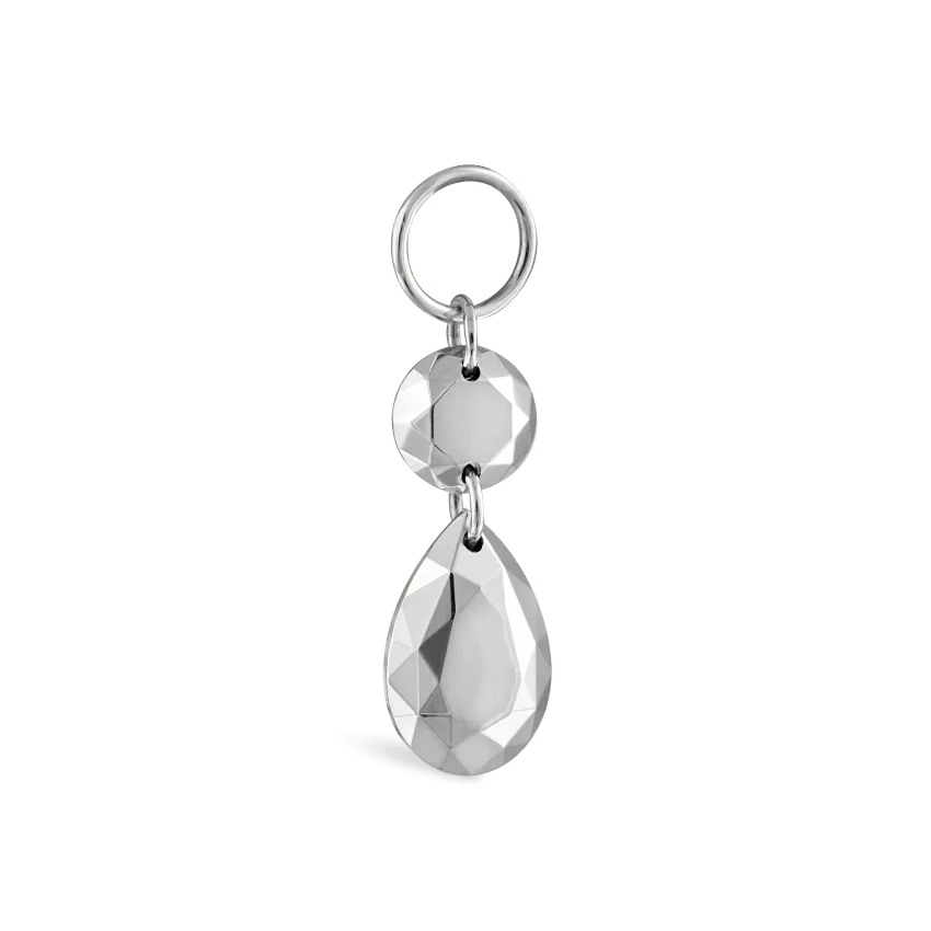 Double Faceted Gold Charm - Image 4