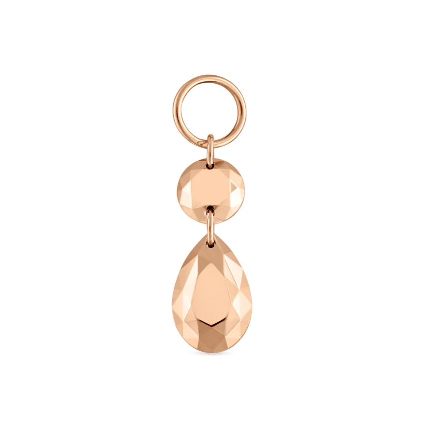Double Faceted Gold Charm - Image 7