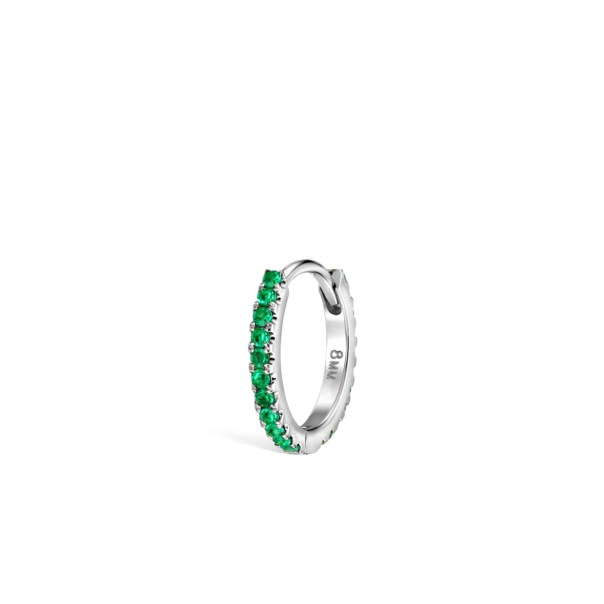 Emerald Eternity Hoop Earring - Image 26
