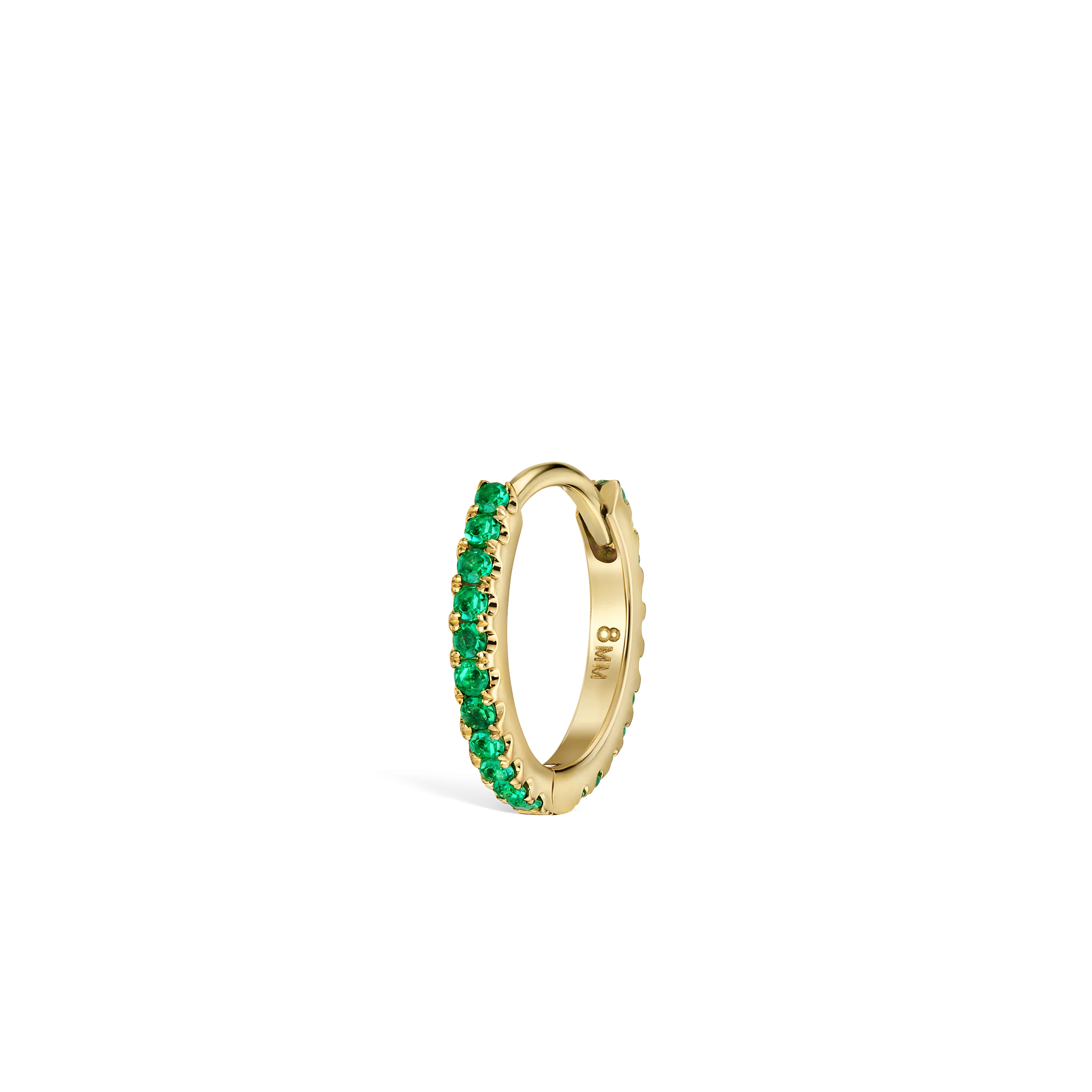 Emerald Eternity Hoop Earring - Image 27