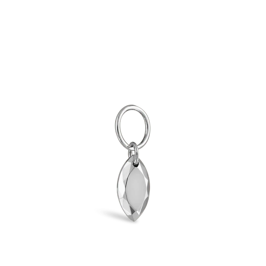Faceted Gold Marquise Charm - Image 4