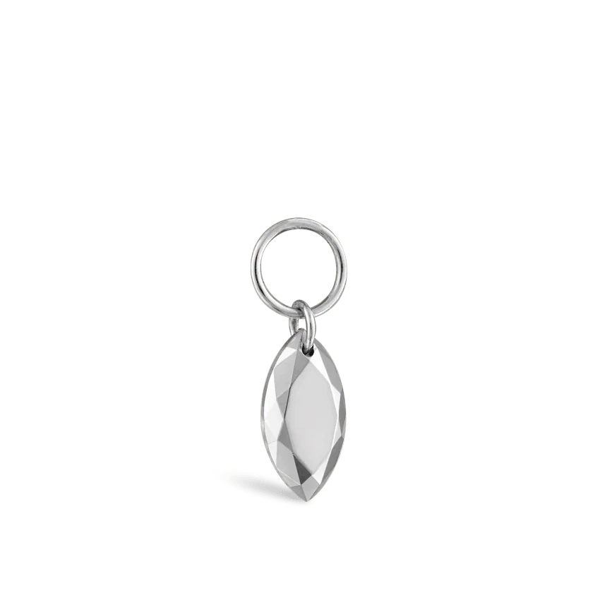 Faceted Gold Marquise Charm - Image 7