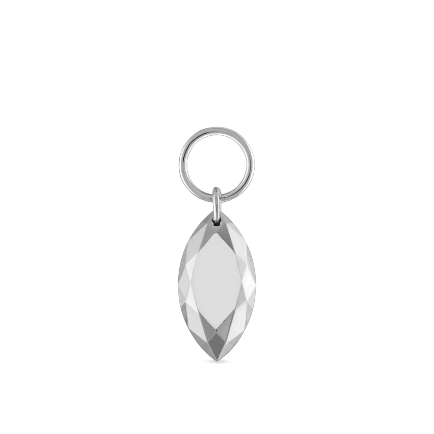 Faceted Gold Marquise Charm - Image 9