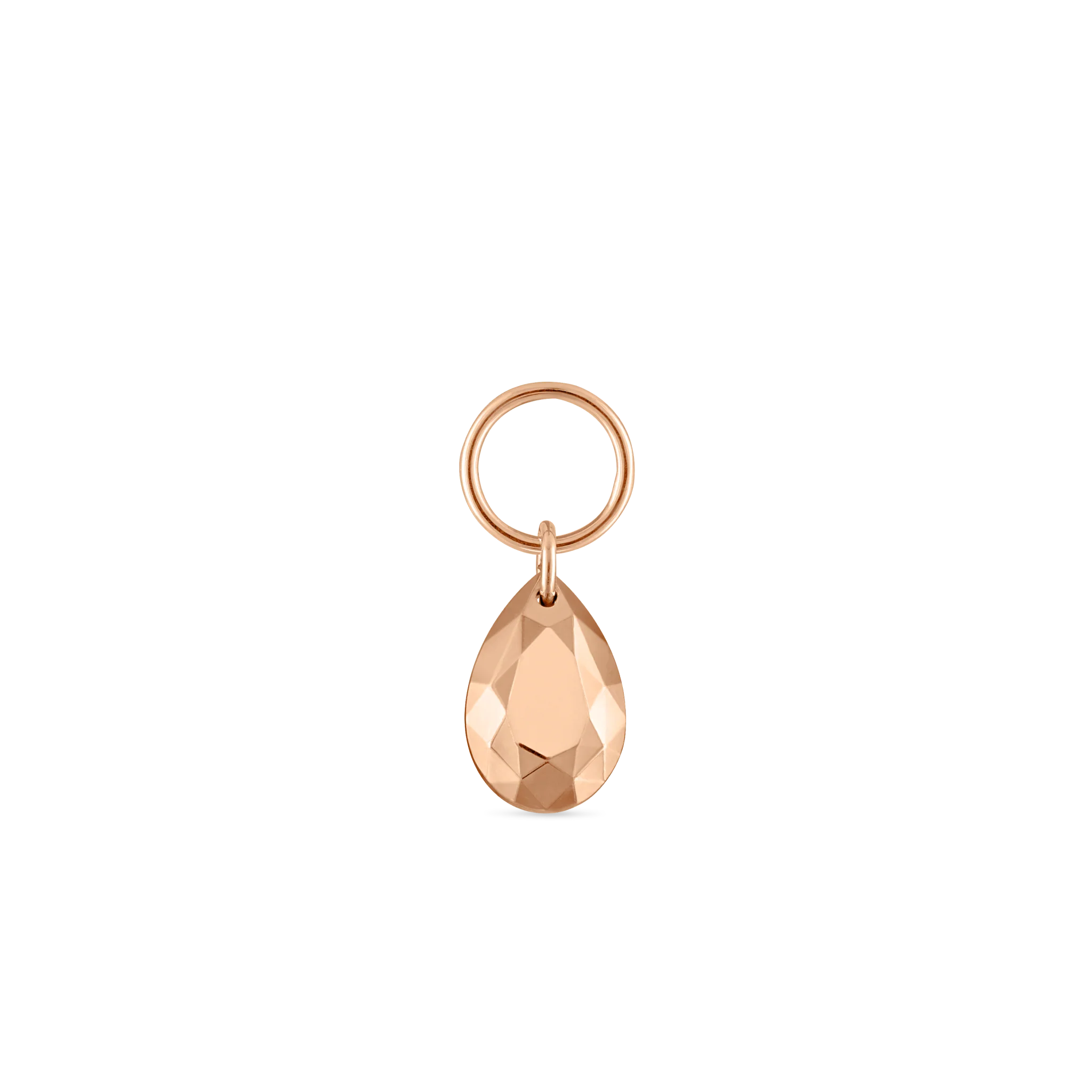 Faceted Gold Pear Charm - Image 42