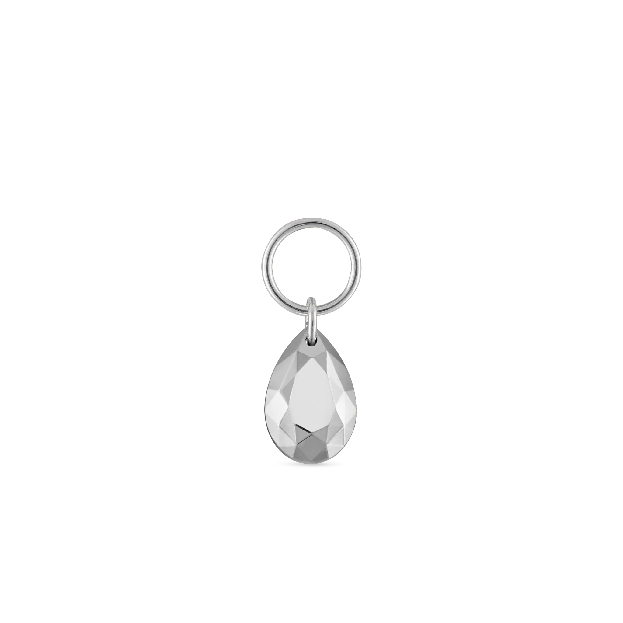 Faceted Gold Pear Charm - Image 43