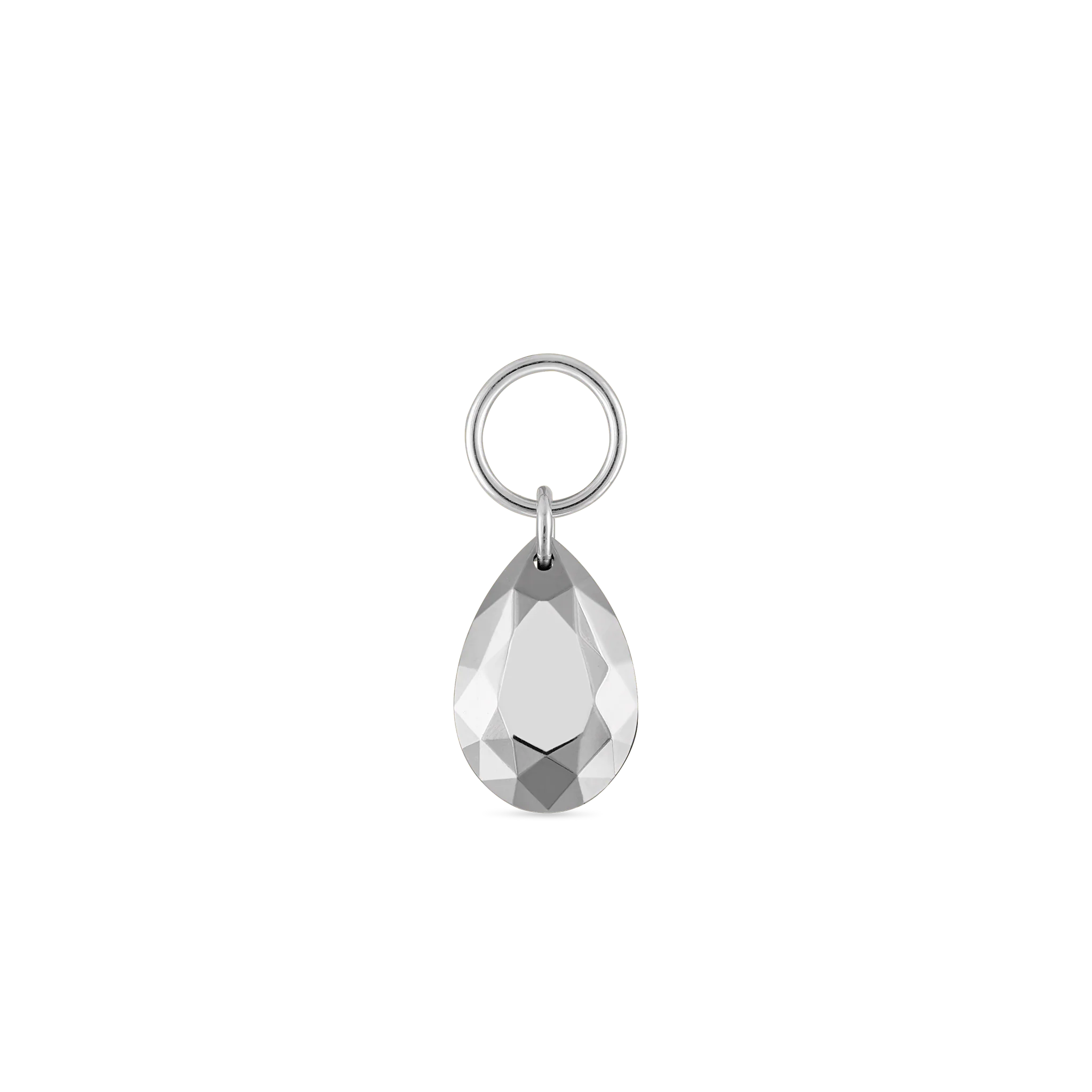 Faceted Gold Pear Charm - Image 46