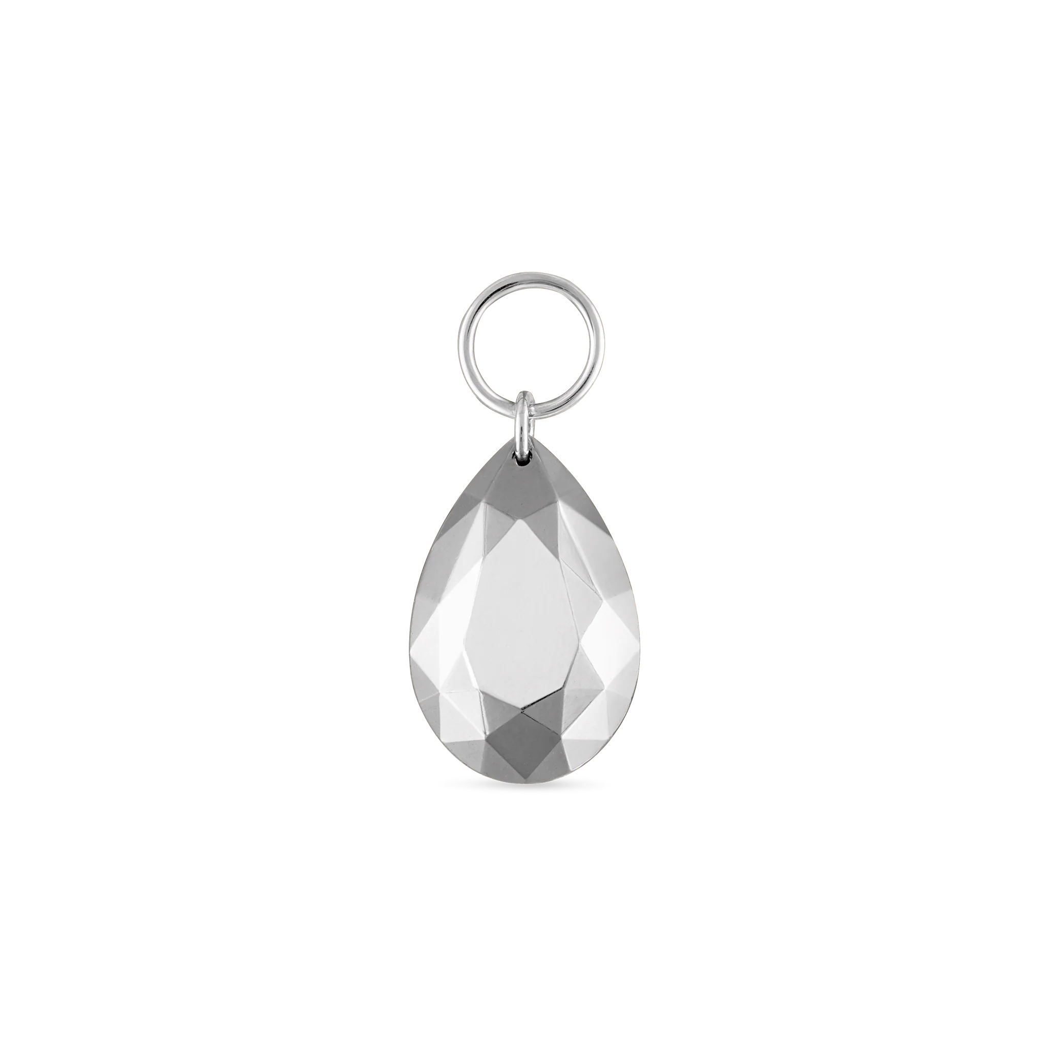 Faceted Gold Pear Charm - Image 52