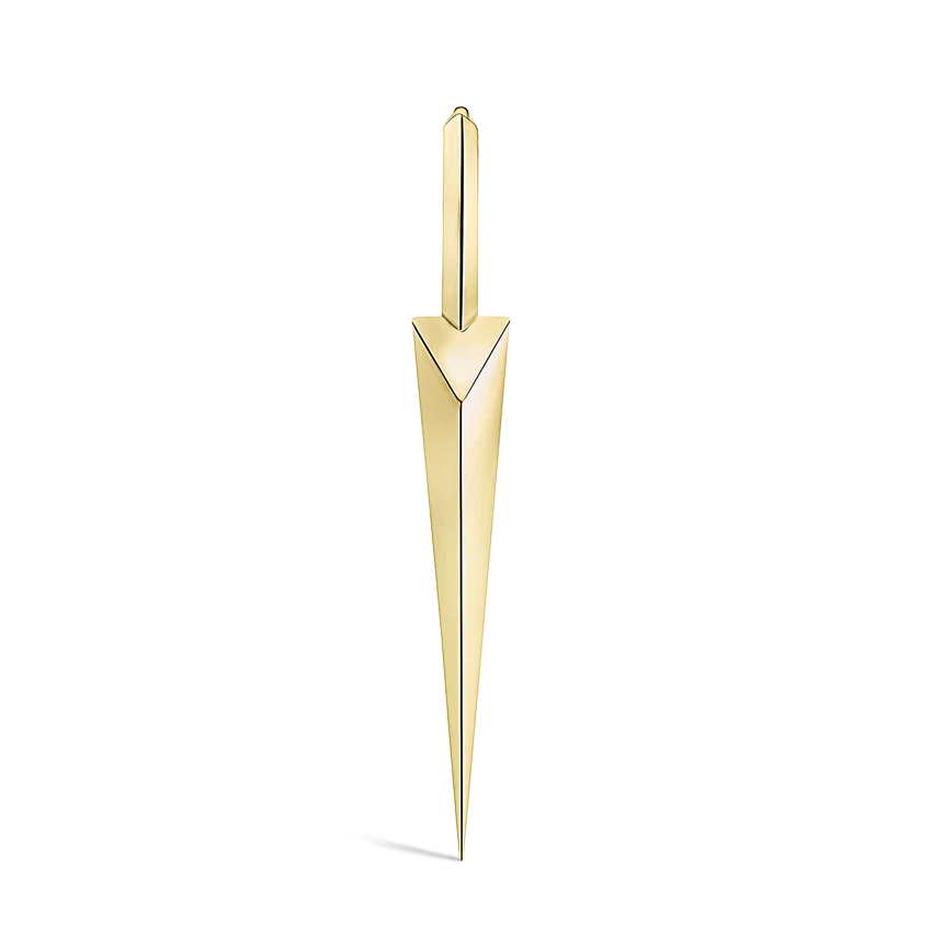 Faceted Grand Spike Hoop Earring - Image 28