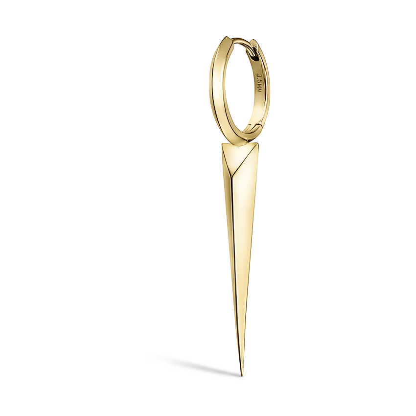 Faceted Grand Spike Hoop Earring - Image 32