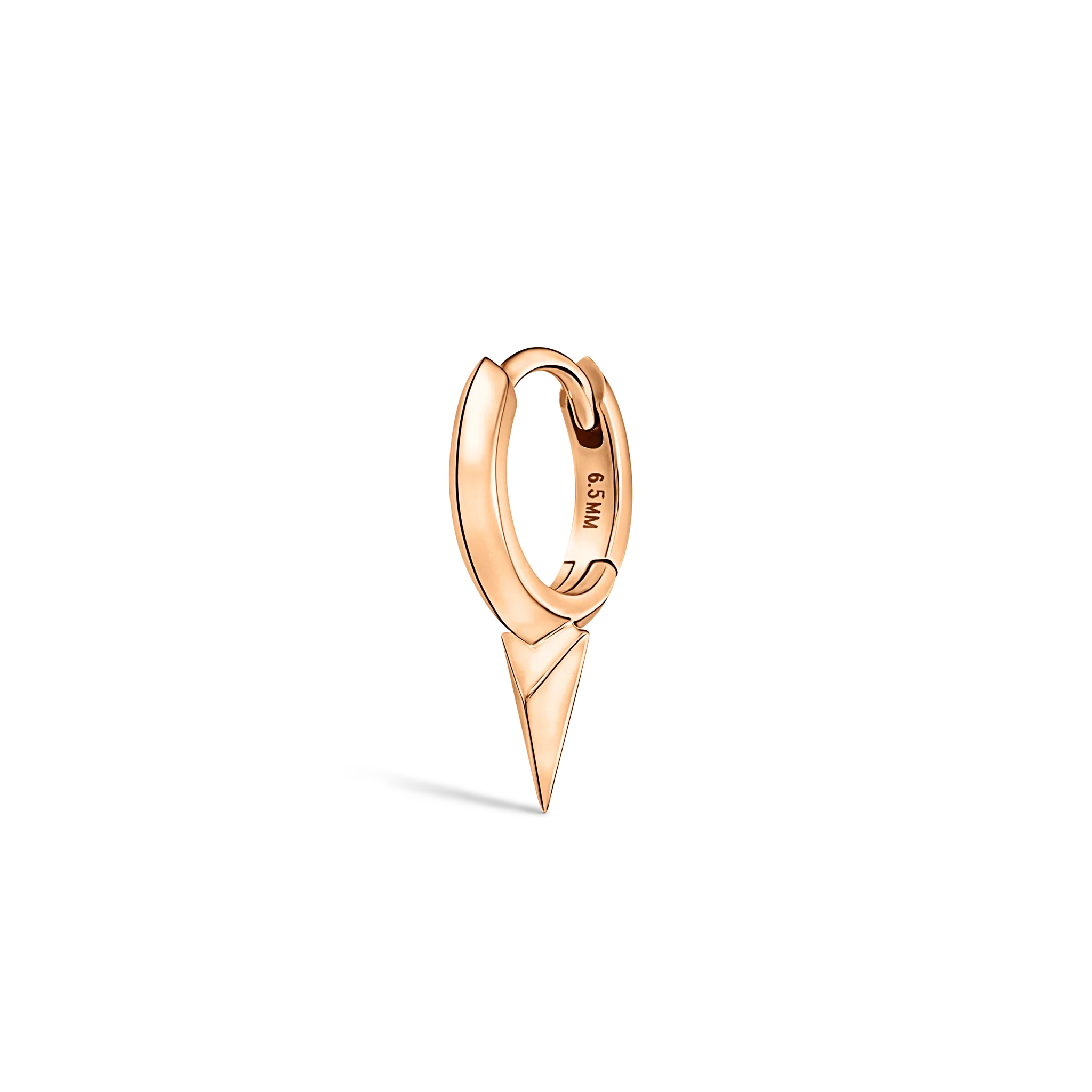 Faceted Single Short Spike Hoop Earring - Image 50
