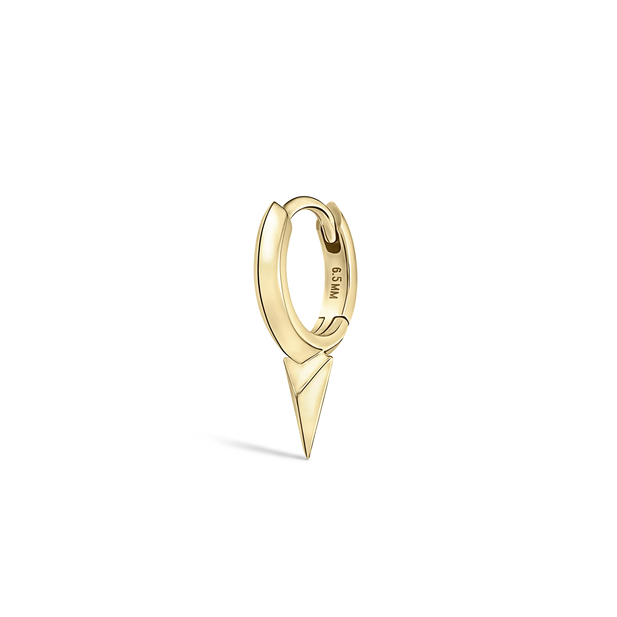 Faceted Single Short Spike Hoop Earring - Image 52