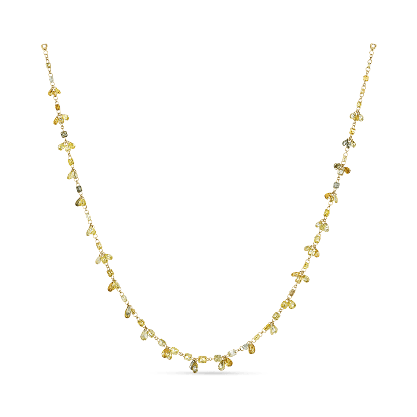 Fancy Diamond Ear-to-Ear Single Chain Charm - Image 2