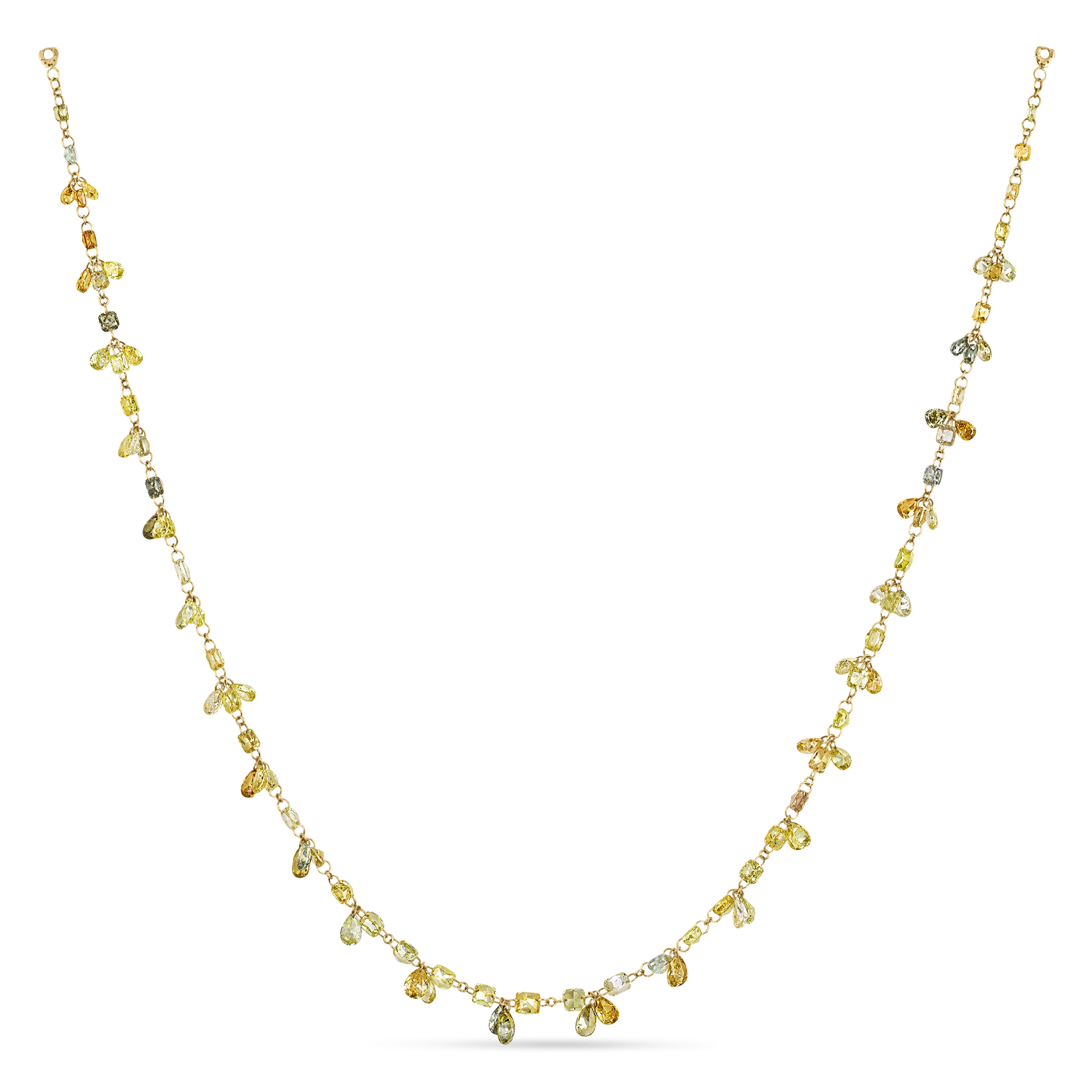 Fancy Diamond Ear-to-Ear Single Chain Charm - Image 4