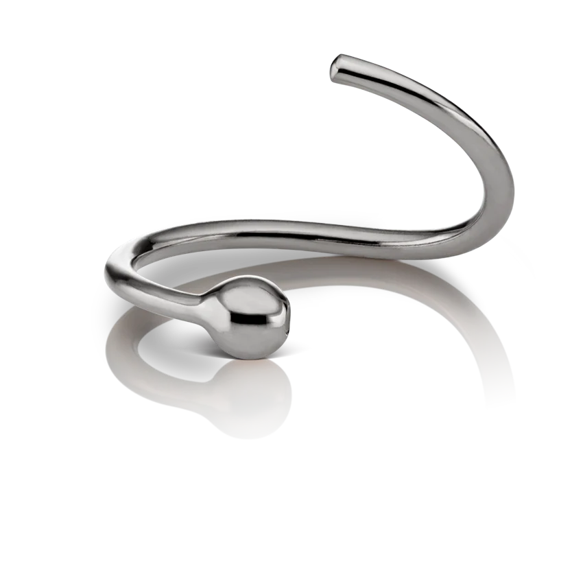 Fixed Gold Ball Ring - Image 14